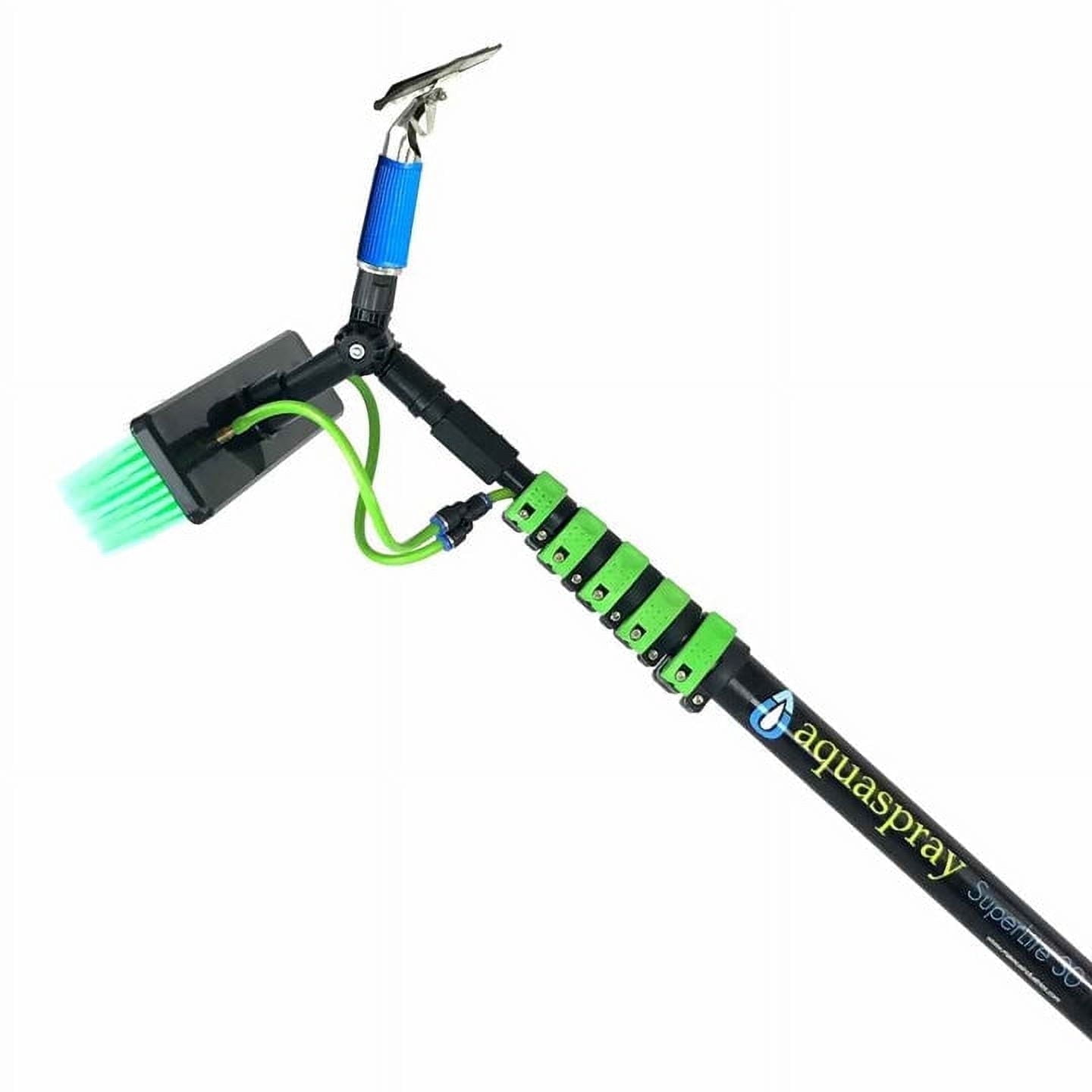 EquipMaxx Telescopic Water Fed Pole Kit for Window and Solar Panel Cleaning (30 ft) wll8x