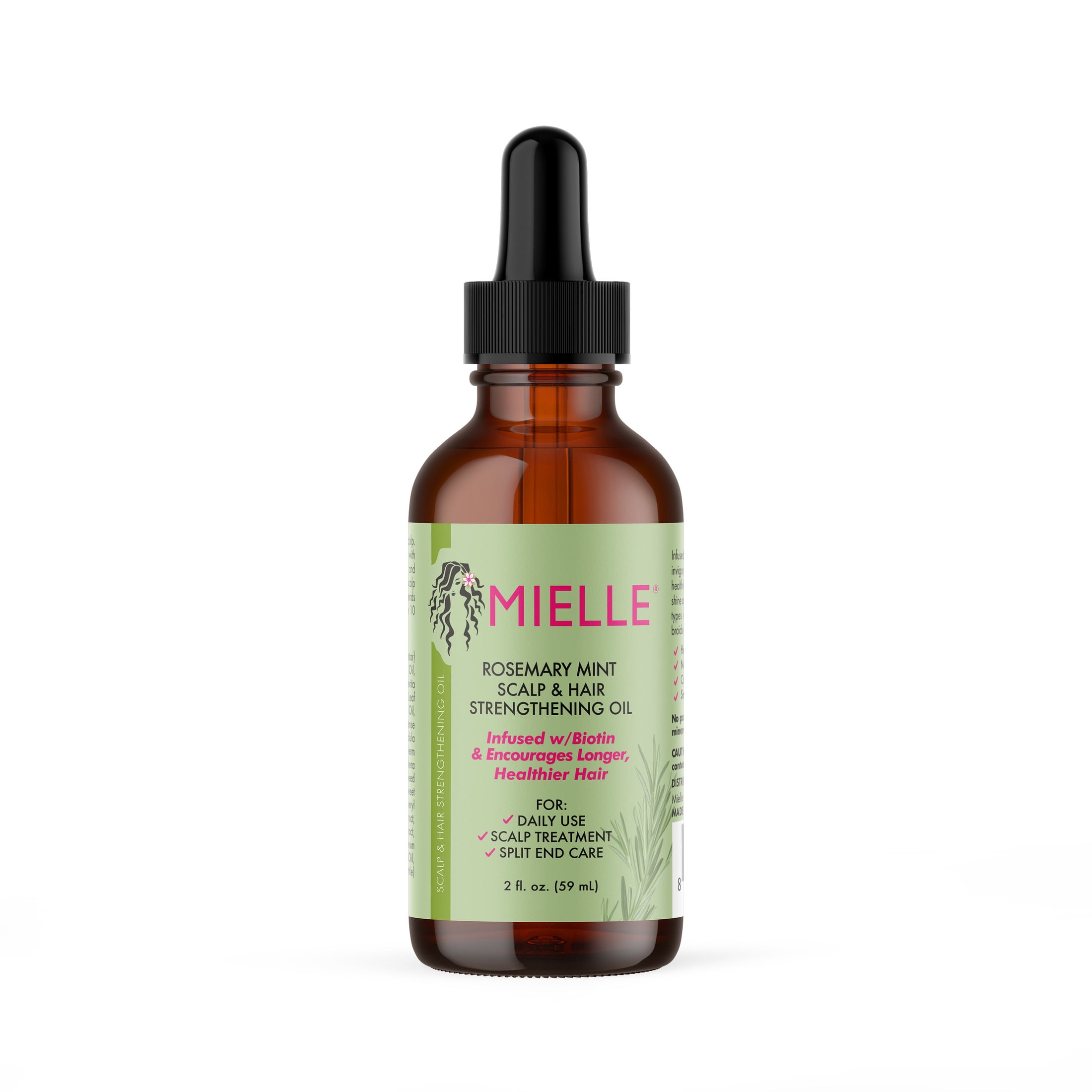 Mielle Organics Rosemary Mint Strengthening Scalp & Hair Oil (2 oz) 3j16e