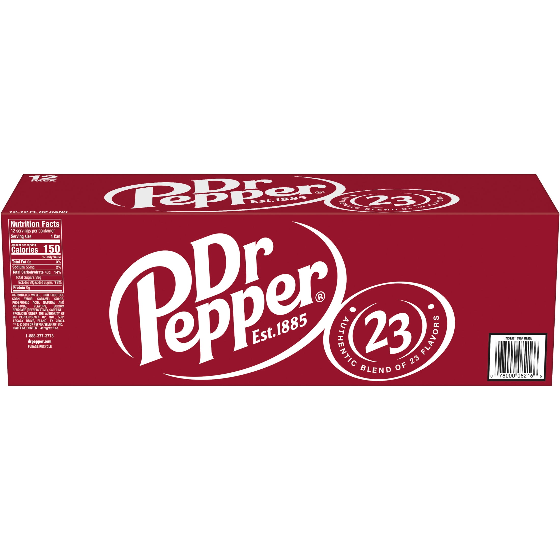 Dr. Pepper Soda Pop, Original Flavor Refreshing Carbonated Beverage (12 fl oz, 12 Pack) h6tct - Image 11