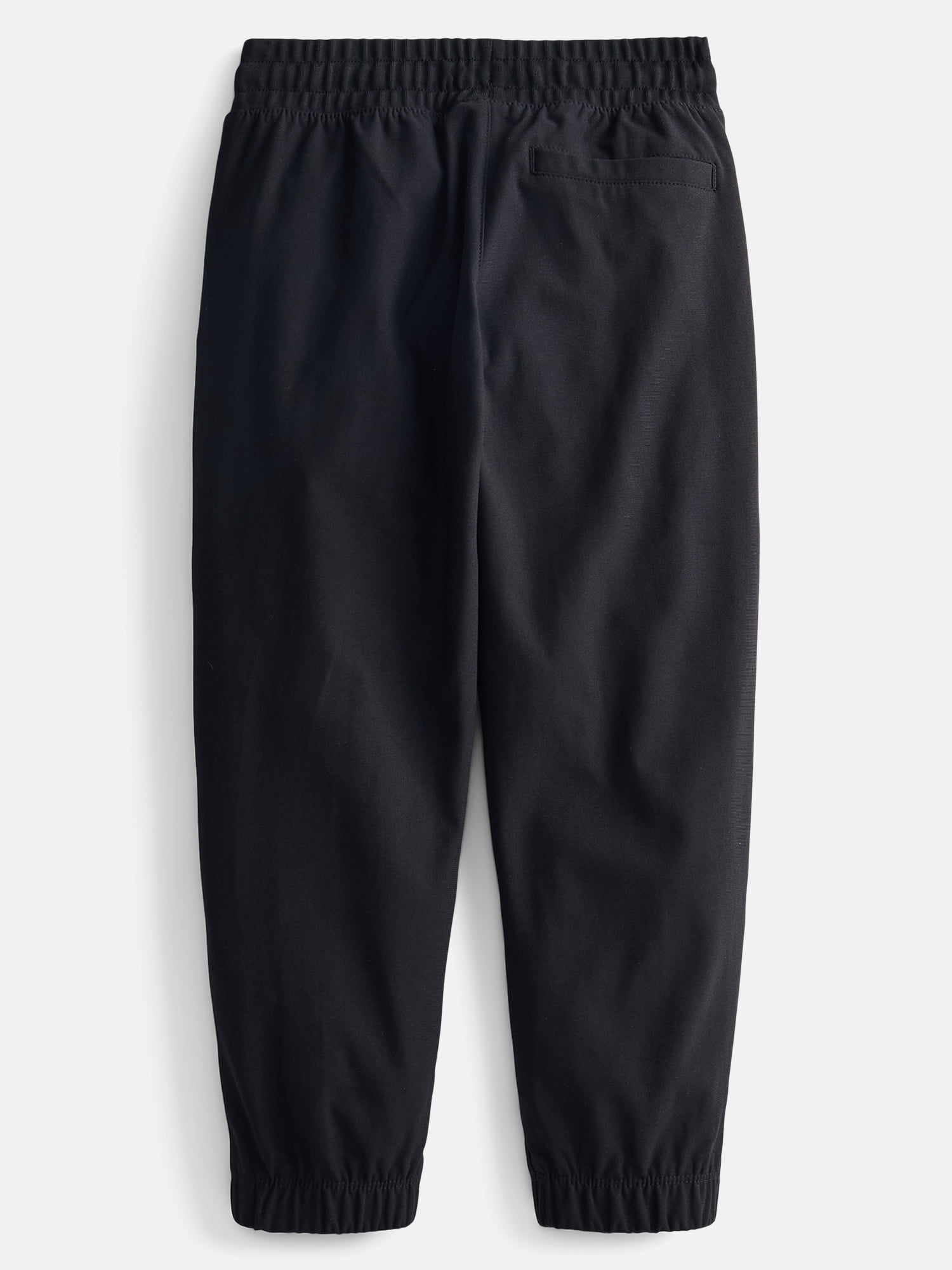 Wonder Nation Boys' Hybrid Jogger Pants Moisture-Wicking Athletic Bottoms (Black, L) zsnzb