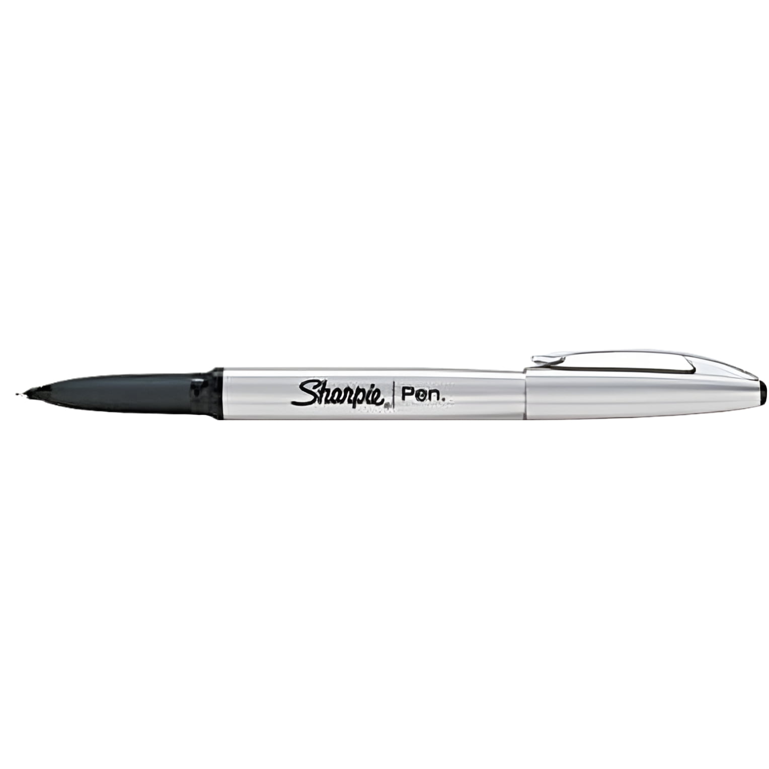Sharpie Stainless Steel Refillable Pen, Fine Point, Permanent Ink, Premium Writing Experience (Black, 1 Count) ewrnv