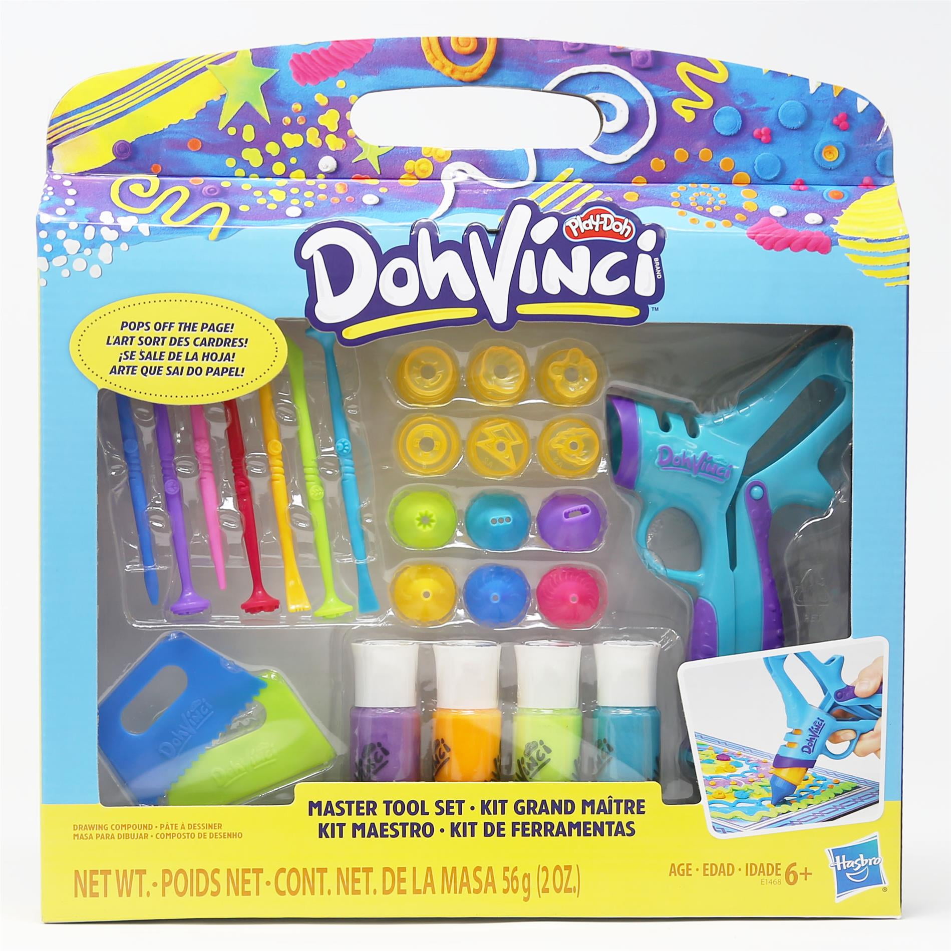 Play-Doh DohVinci Creative Art Activity Set (Blue, 1 Pack) y99eo
