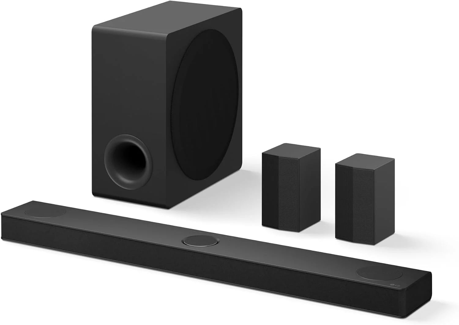 LG 5.1.3 Channel Soundbar System with Dolby Atmos and Rear Surround Speakers (Black, S80TR) v11xp