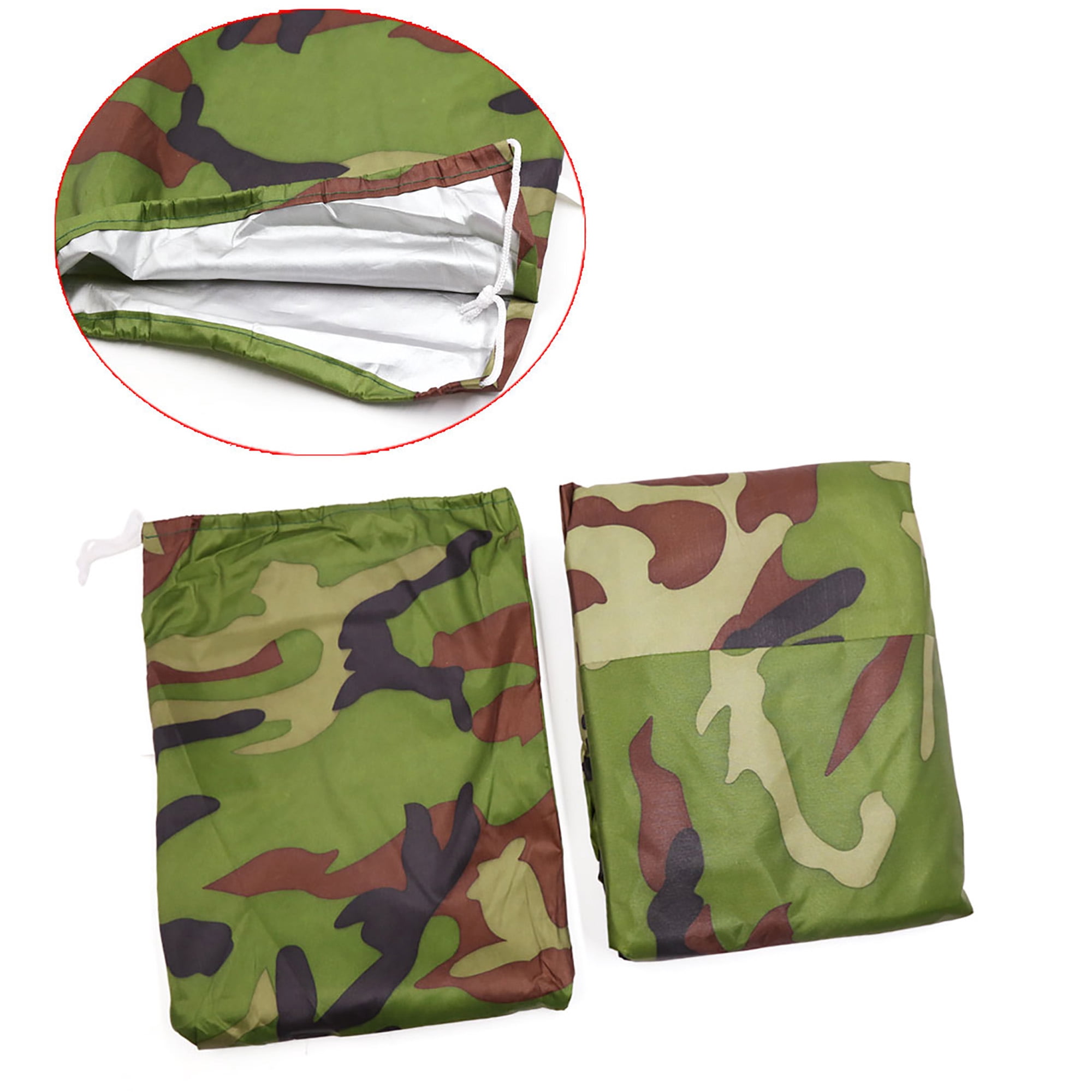 REGALWOVEN Motorcycle Cover Waterproof Outdoor UV Protection (Camouflage, XXXL) lv4rs