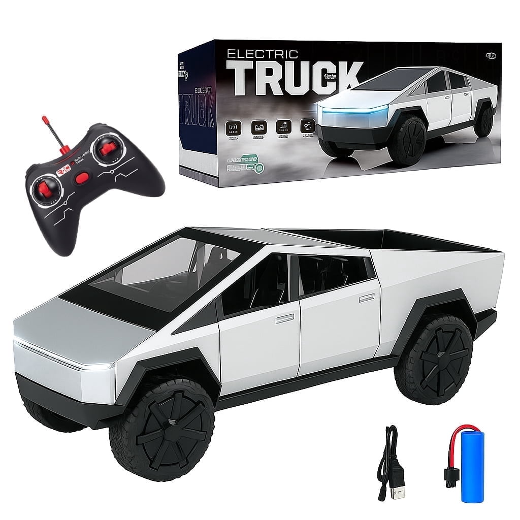 MIADEAL Electric RC Truck Remote Control Off-Road Vehicle (Grey, 1 Pack) ywyre