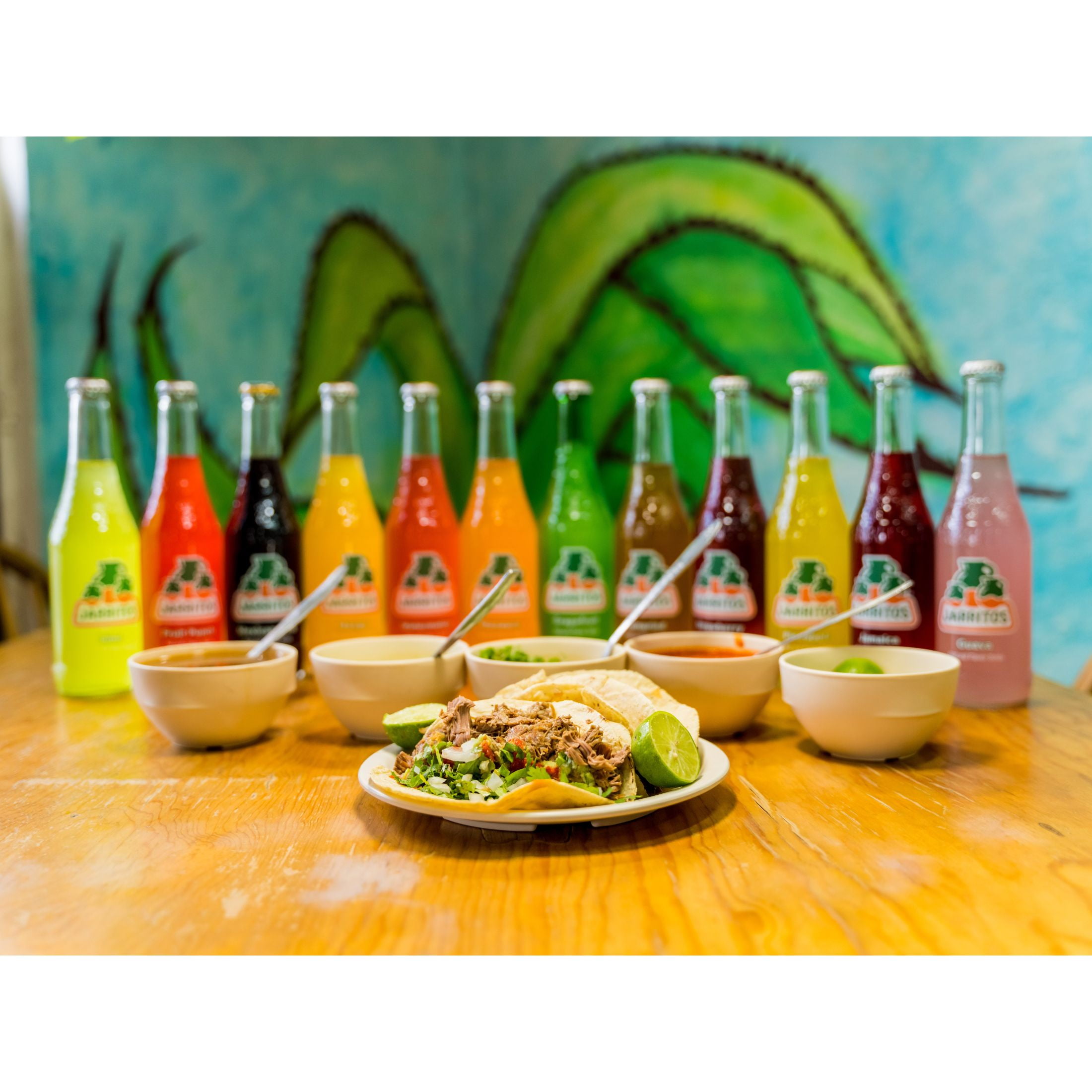 Jarritos Lime Soda, Authentic Mexican Fruit Flavored Carbonated Drink (Green, 12.5 fl oz) agpni