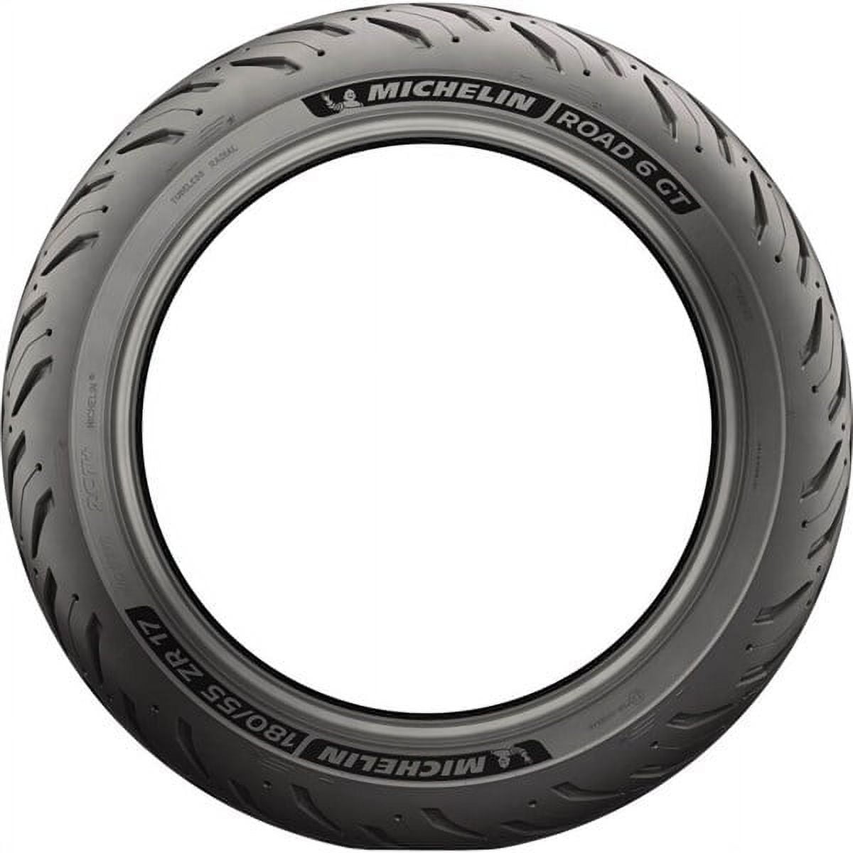 Michelin Road 6 Rear Motorcycle Tire (Black, 180/55ZR17) 6ihso