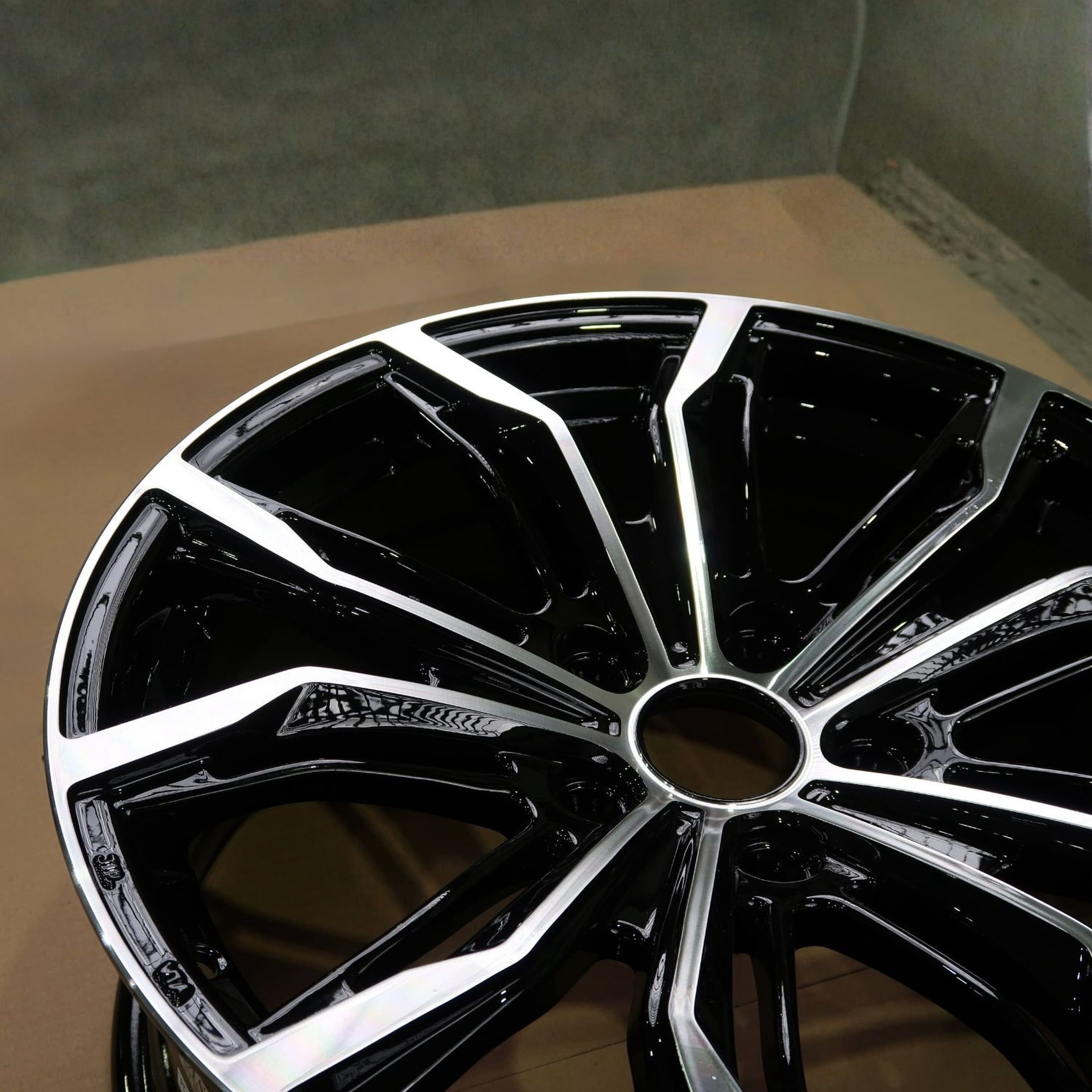 NextSet Wheels 17 in Alloy Wheel Rim (Black Machined, 5x100 Bolt Pattern) r21c1