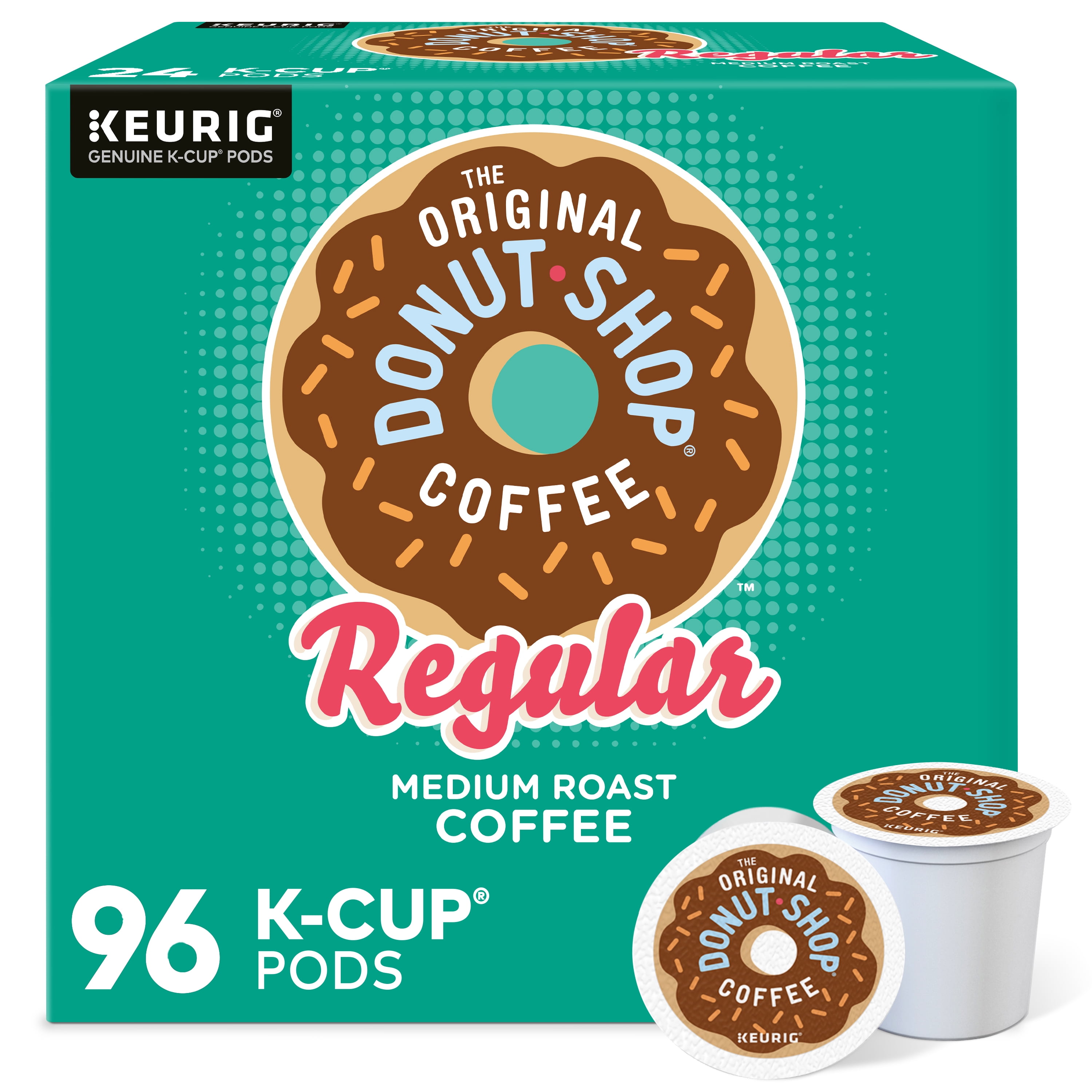The Original Donut Shop Medium Roast Coffee K-Cup Pods (Regular, 96 Count) kbssc