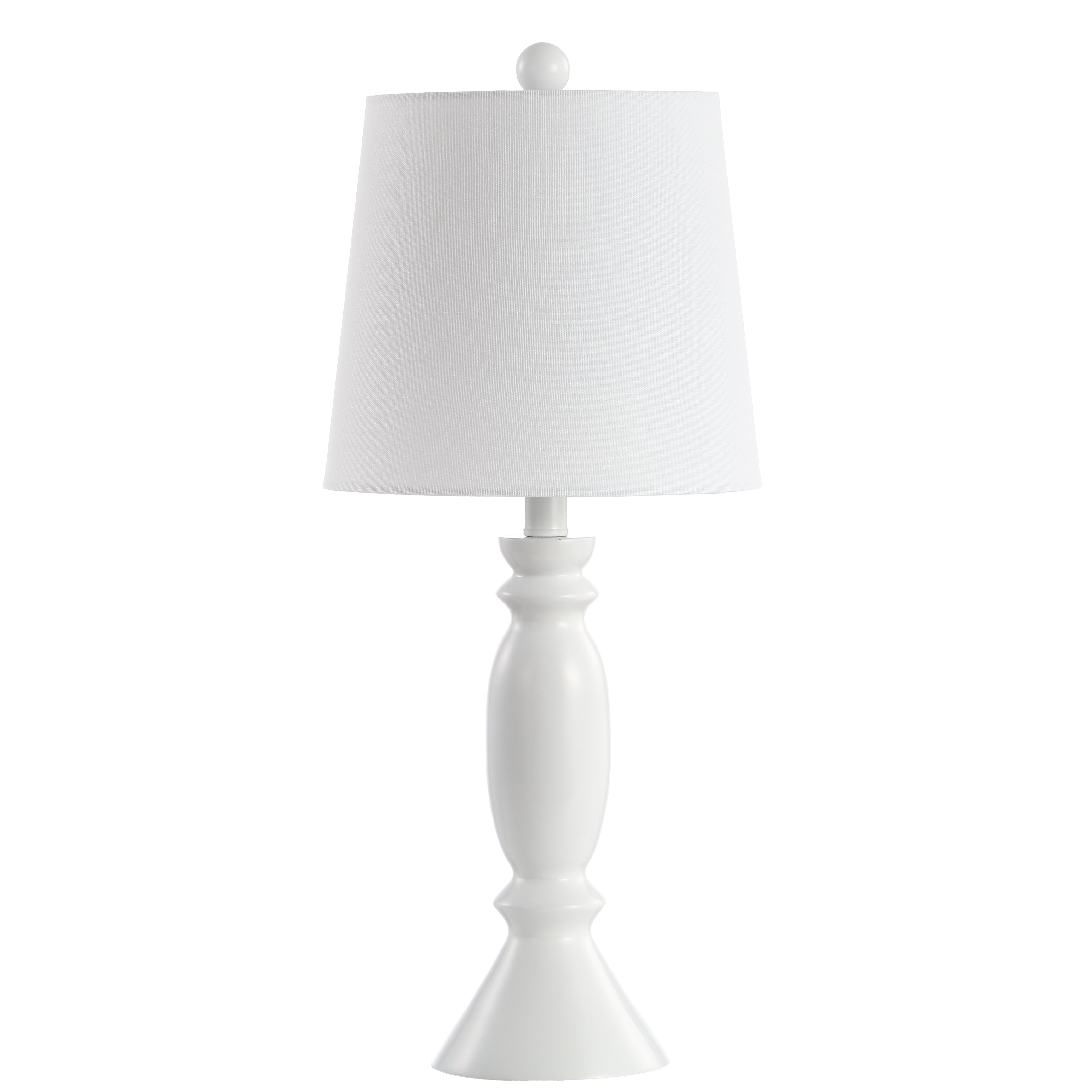 Safavieh Kian Solid Glam Table Lamp, Contemporary Lighting for Living Room and Bedroom (White, 24 in. H) eafyw