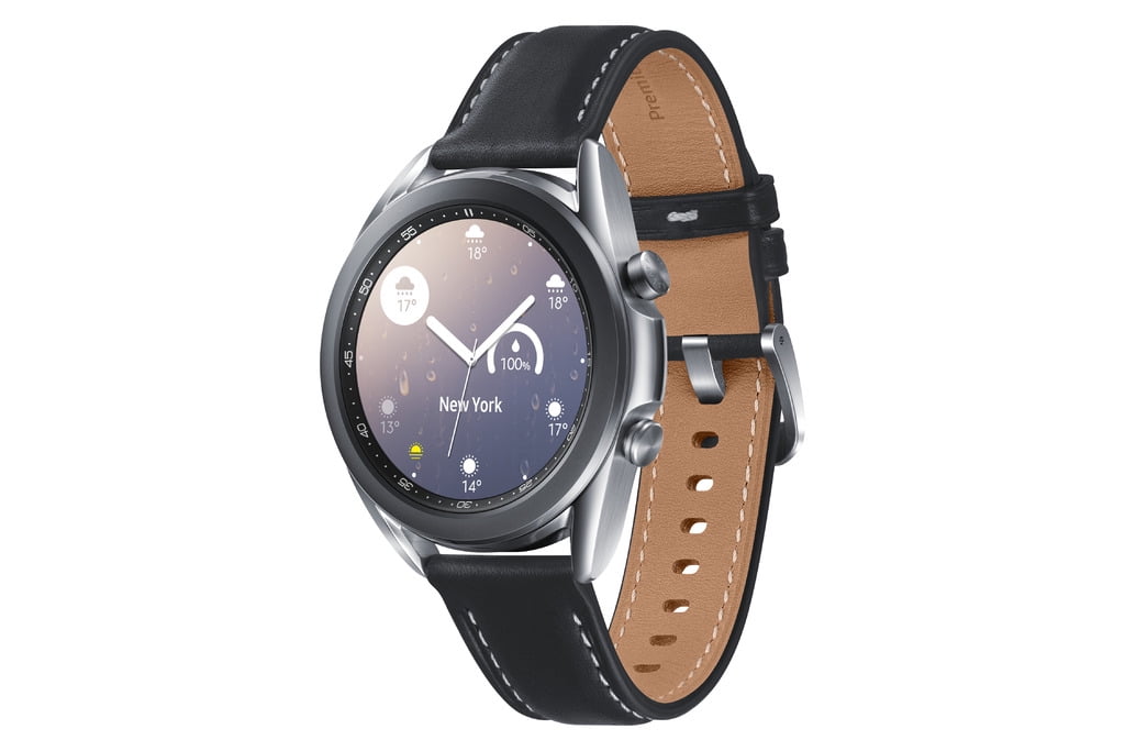 Samsung Galaxy Watch 3 Smartwatch Fitness Tracker with Health Monitoring and Bluetooth Connectivity (Mystic Silver, 41mm) 7tuo2