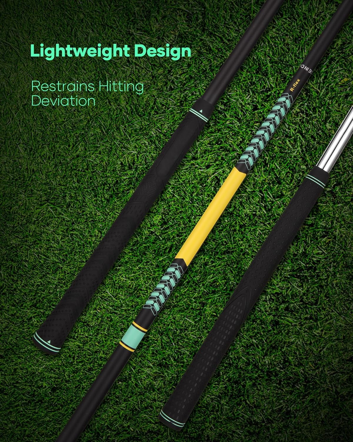 Naipo 9-Piece Complete Golf Club Set for Right-Handed Players with Stand Bag and Head Covers (Green) l0018