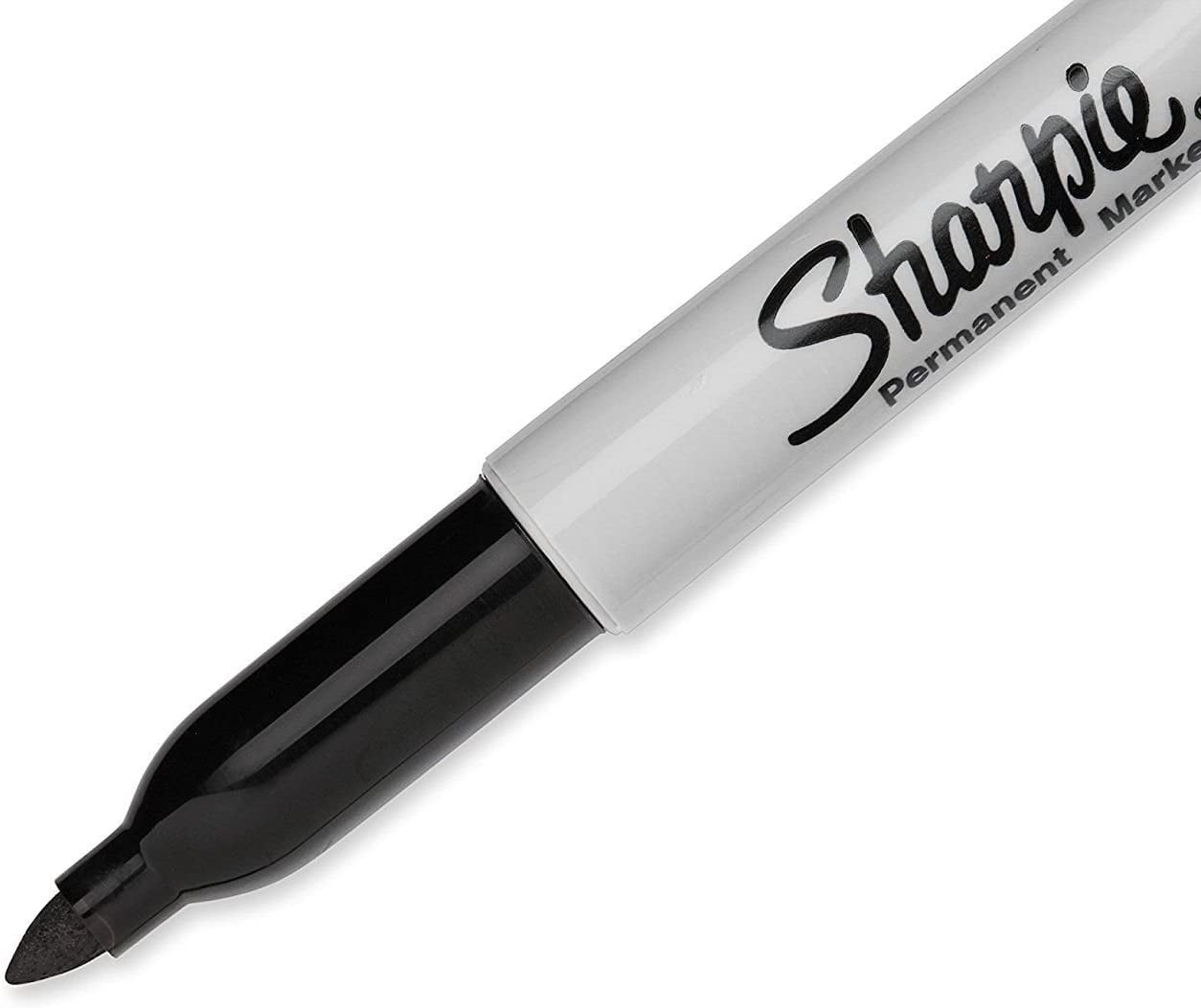 Sharpie Permanent Markers Fine Point (Black, 12 Count) ra5qt