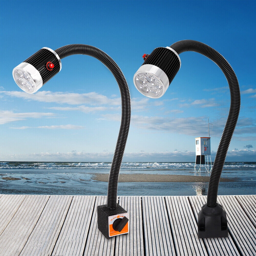 Generic LED Flexible Gooseneck Work Light with Magnetic Base (Black, 12 in) ssmbk