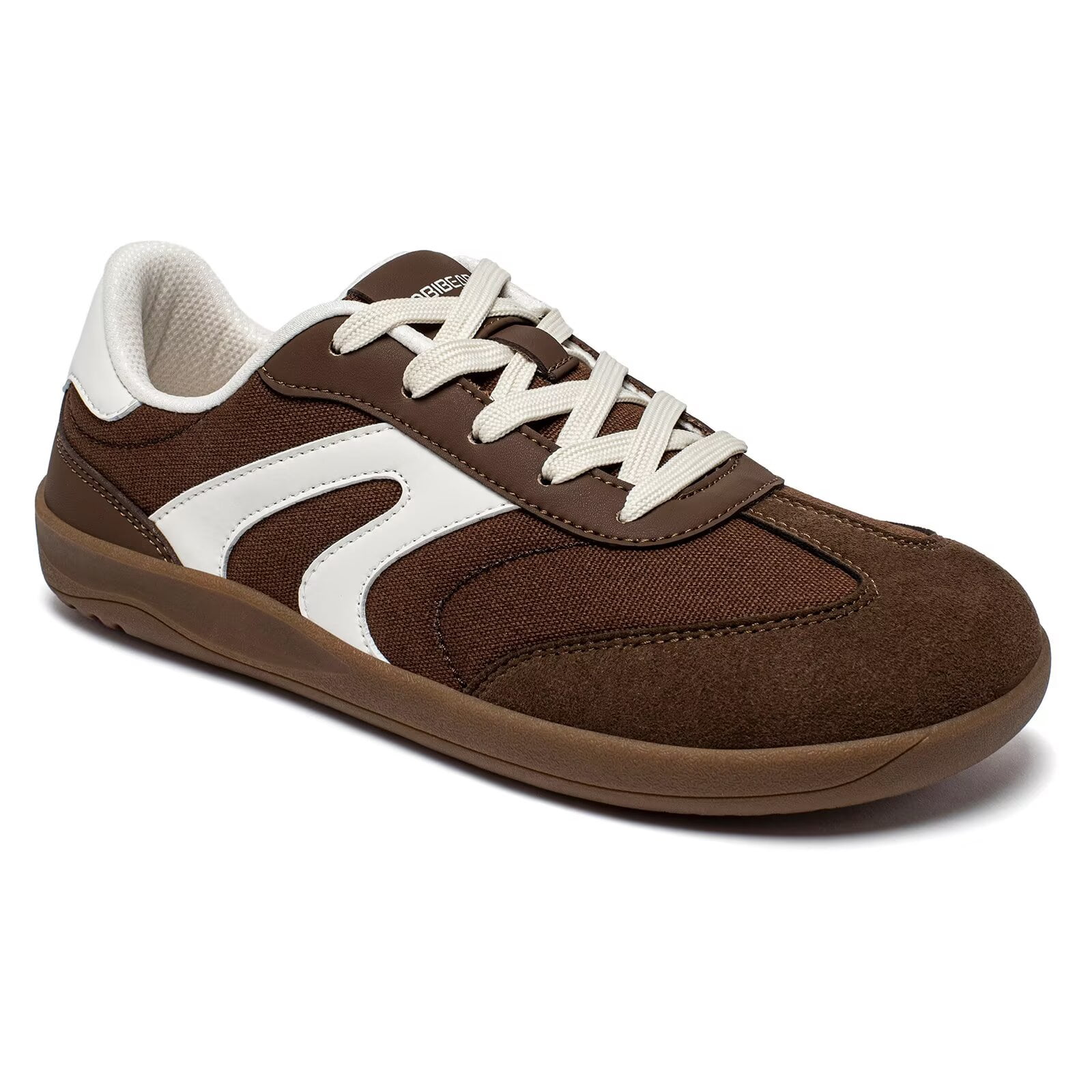 Hobibear Barefoot Shoes Wide Toe Box Zero-Drop Fashion Sneakers (Brown, 10 US) 2dtls