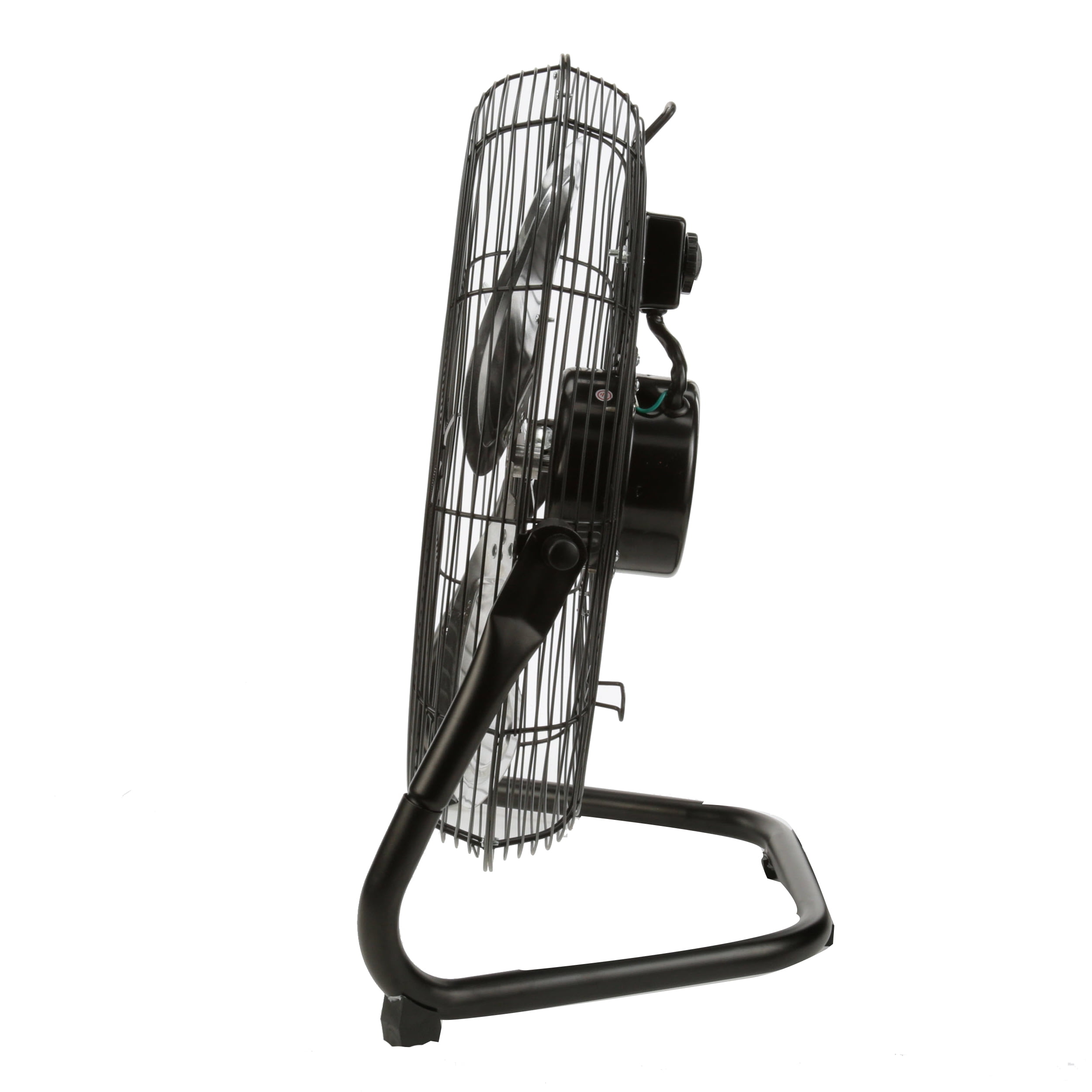 VieAir 18 in High Velocity Floor Fan, 3-Speed Adjustable Tilt (Black, 18 in) lwrdk