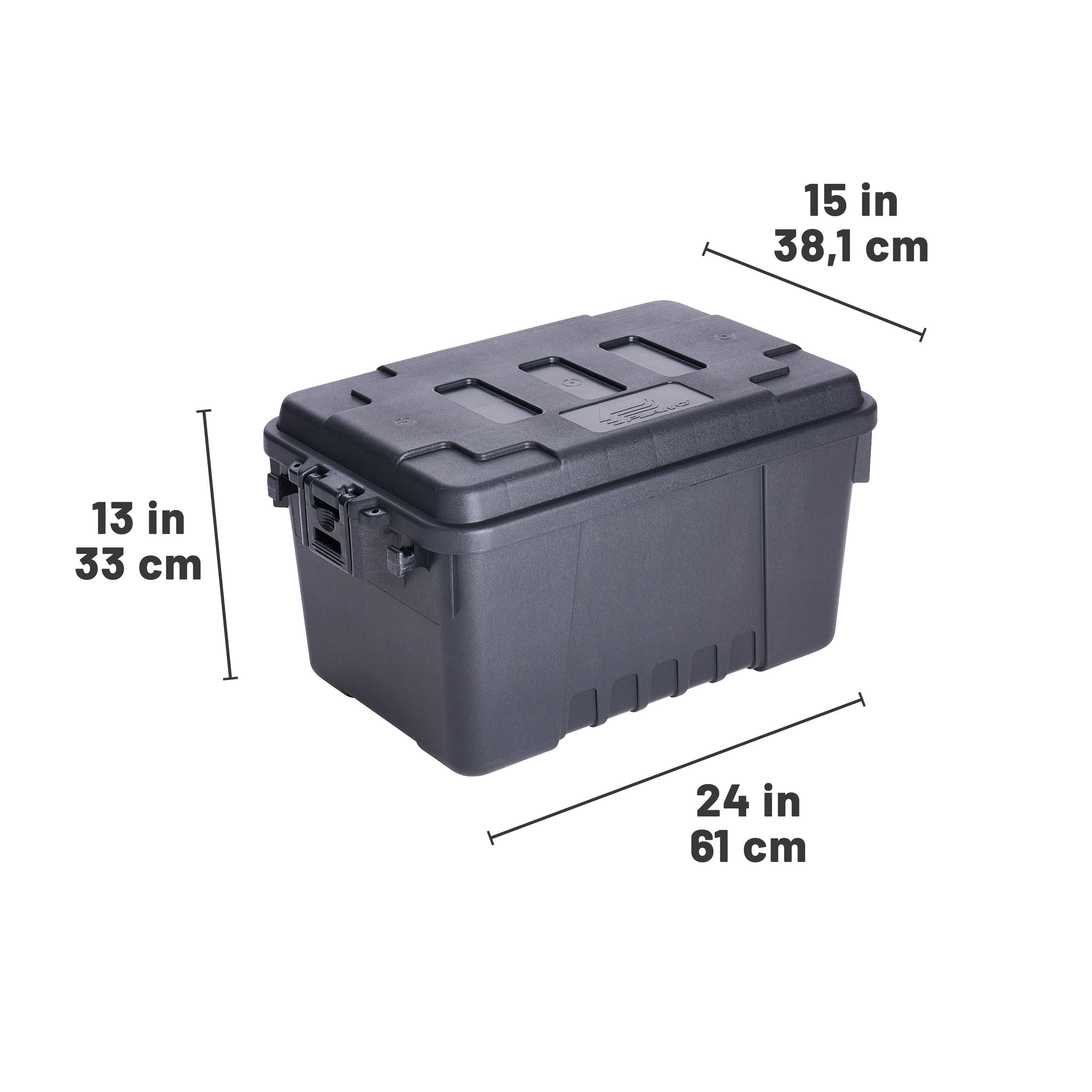 Plano Sportsman's Trunk Heavy-Duty Storage Bin (Black, 14 Gallon) tdouw - Image 8