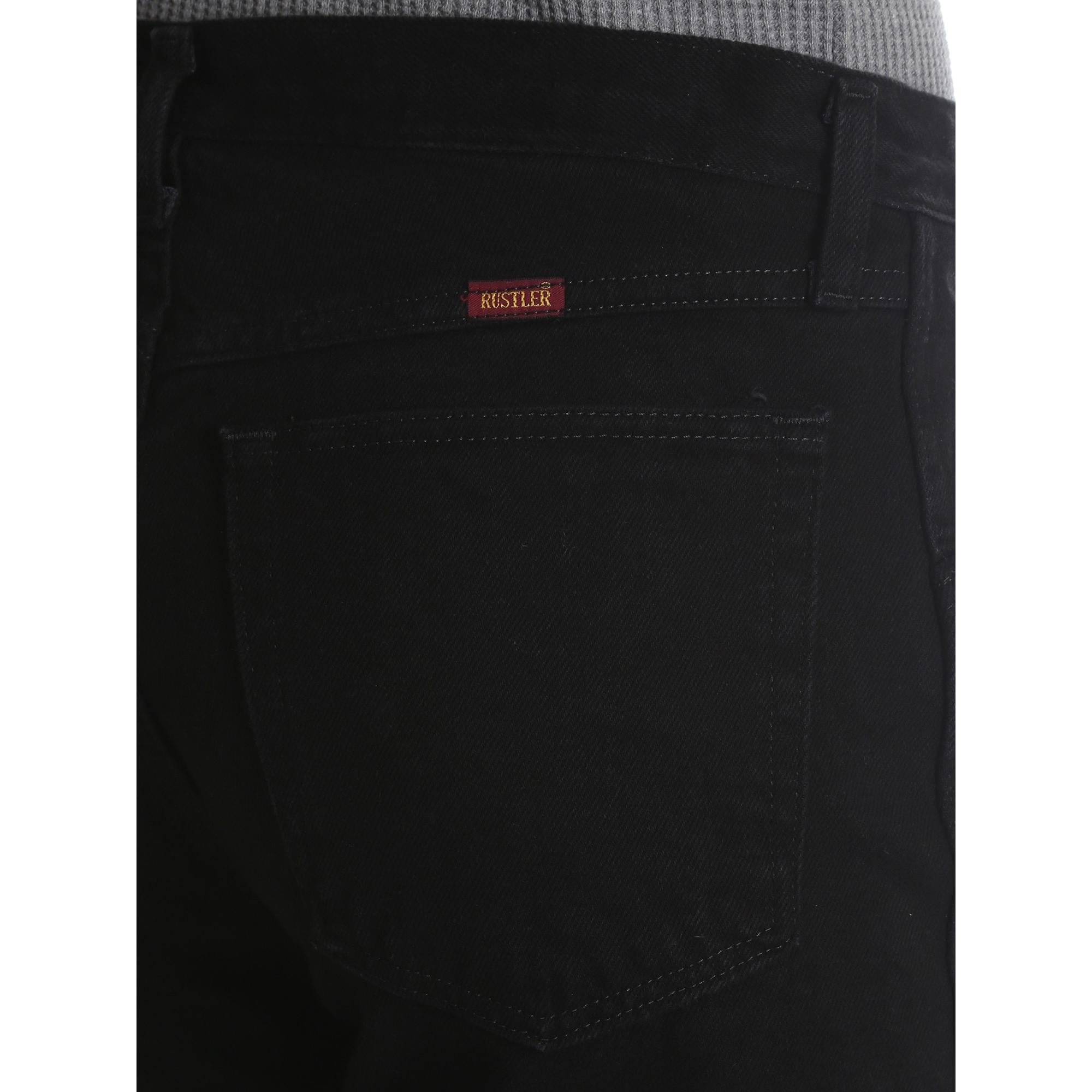 Rustler Men's Regular Fit Denim Jeans (Black, 32x30) 7vd93