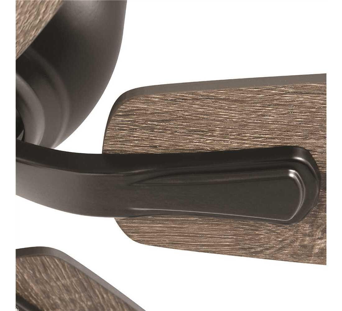 Hampton Bay Leroy LED Ceiling Fan with Light, Matte Black Finish (42 in) jeajr