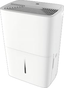 GarveeLife Dehumidifier for Basement and Home, Large Room Moisture Remover with Smart Control and Washable Filter (White, 35 Pint) 5bse0