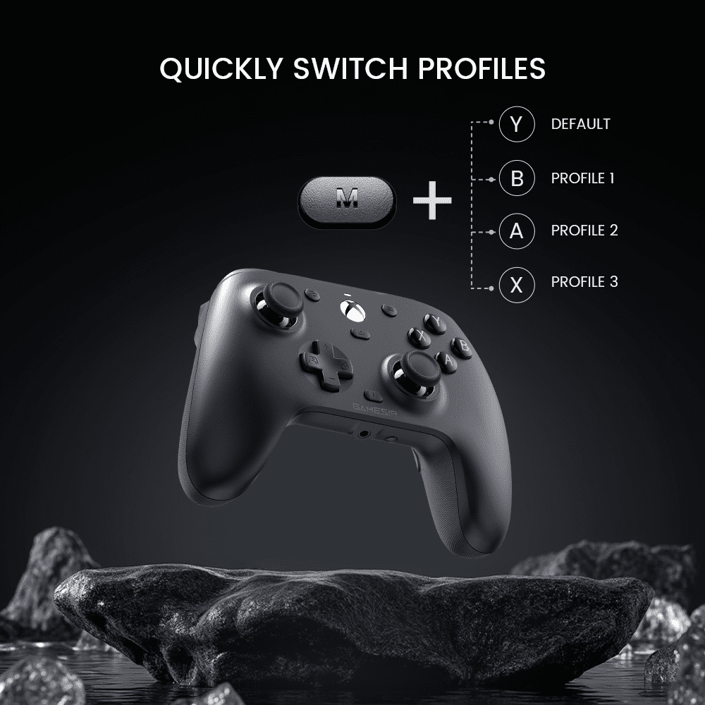 GameSir G7 SE Wired Gaming Controller for Xbox Series X|S and PC, Hall Effect Joysticks and Triggers, Customizable Back Buttons (Black, 1 Count) sua2m