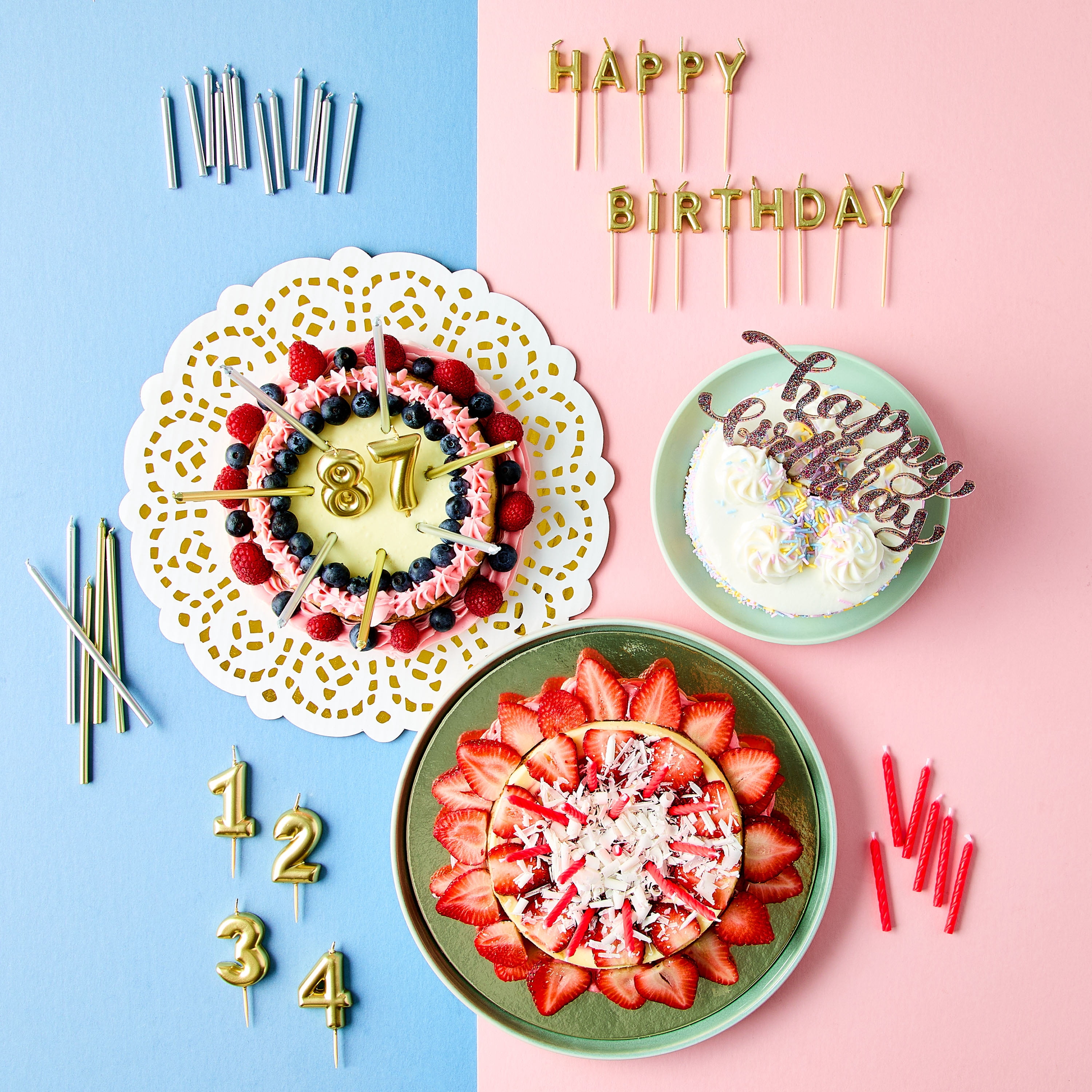 Way To Celebrate Metallic Birthday Candles (Silver, 12 Count) co7zk - Image 2