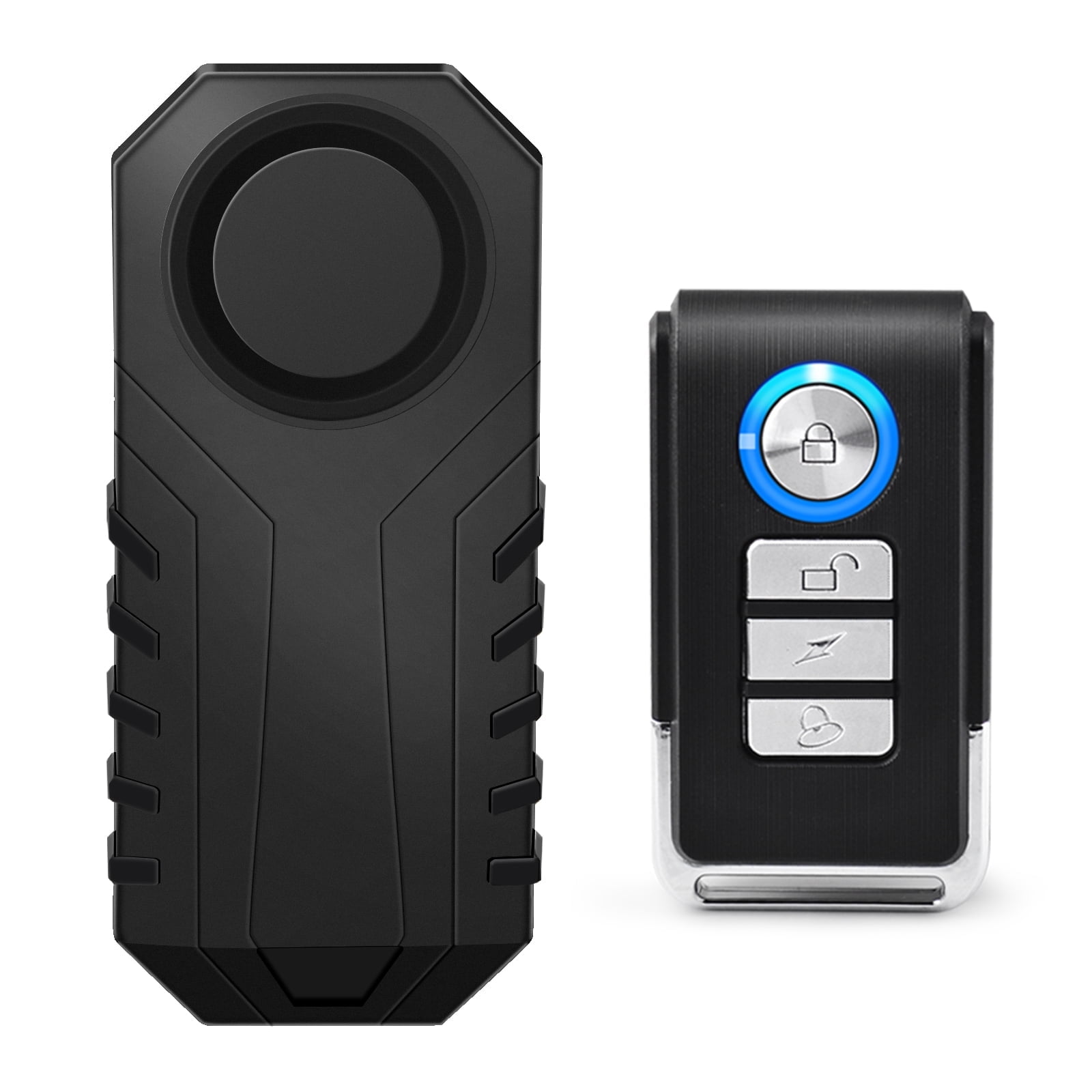 GreenCycle Bike Alarm with Remote, Anti-Theft Vibration Motion Sensor for Bicycle and Electric Scooter (1 Pack, 3.7 in x 1.6 in x 0.8 in) lq4l6