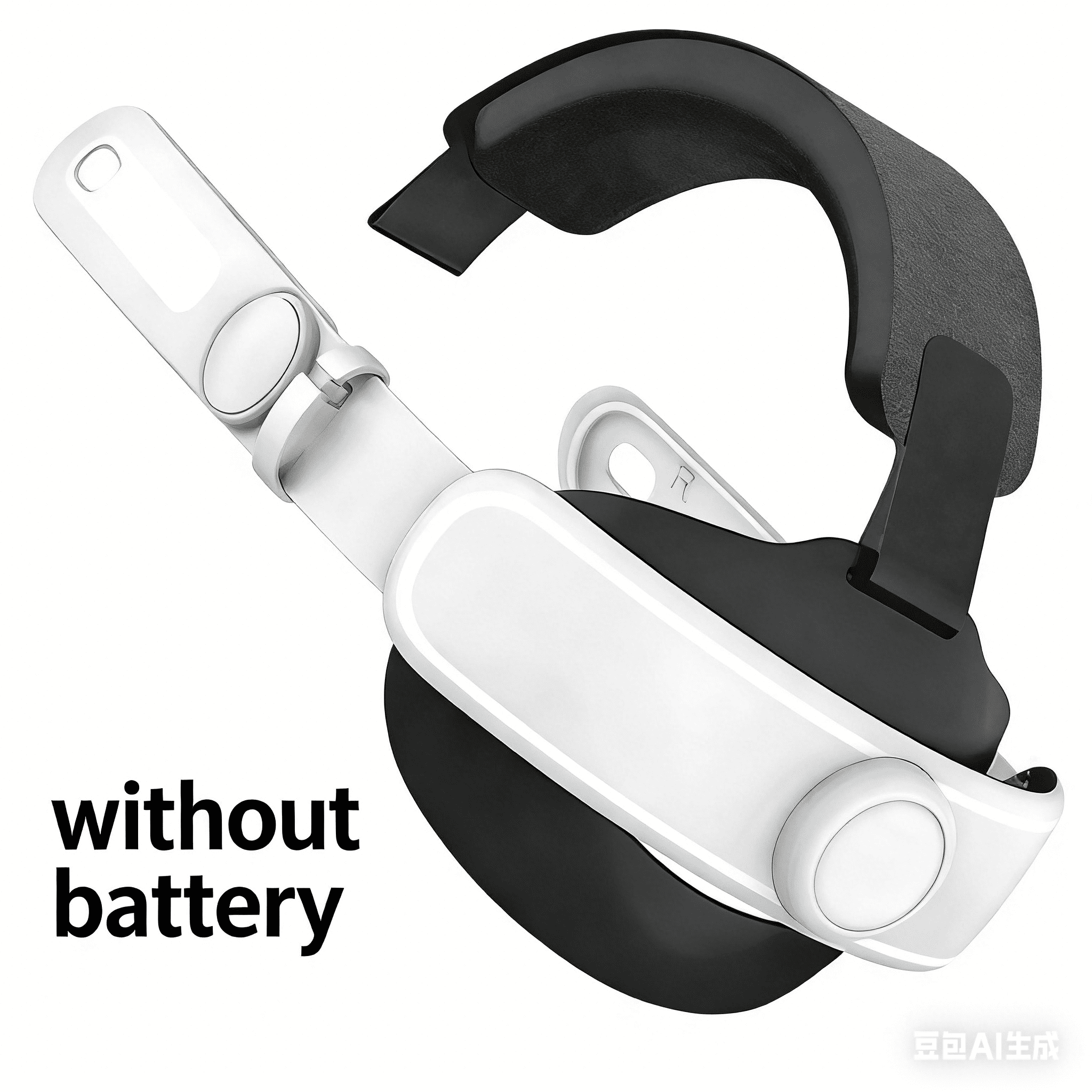Oculus Elite Head Strap with Battery for Meta Quest 3S and 3, Ergonomic Adjustable VR Headset Accessory with 6,000mAh Rechargeable Power Pack (White) p9vls