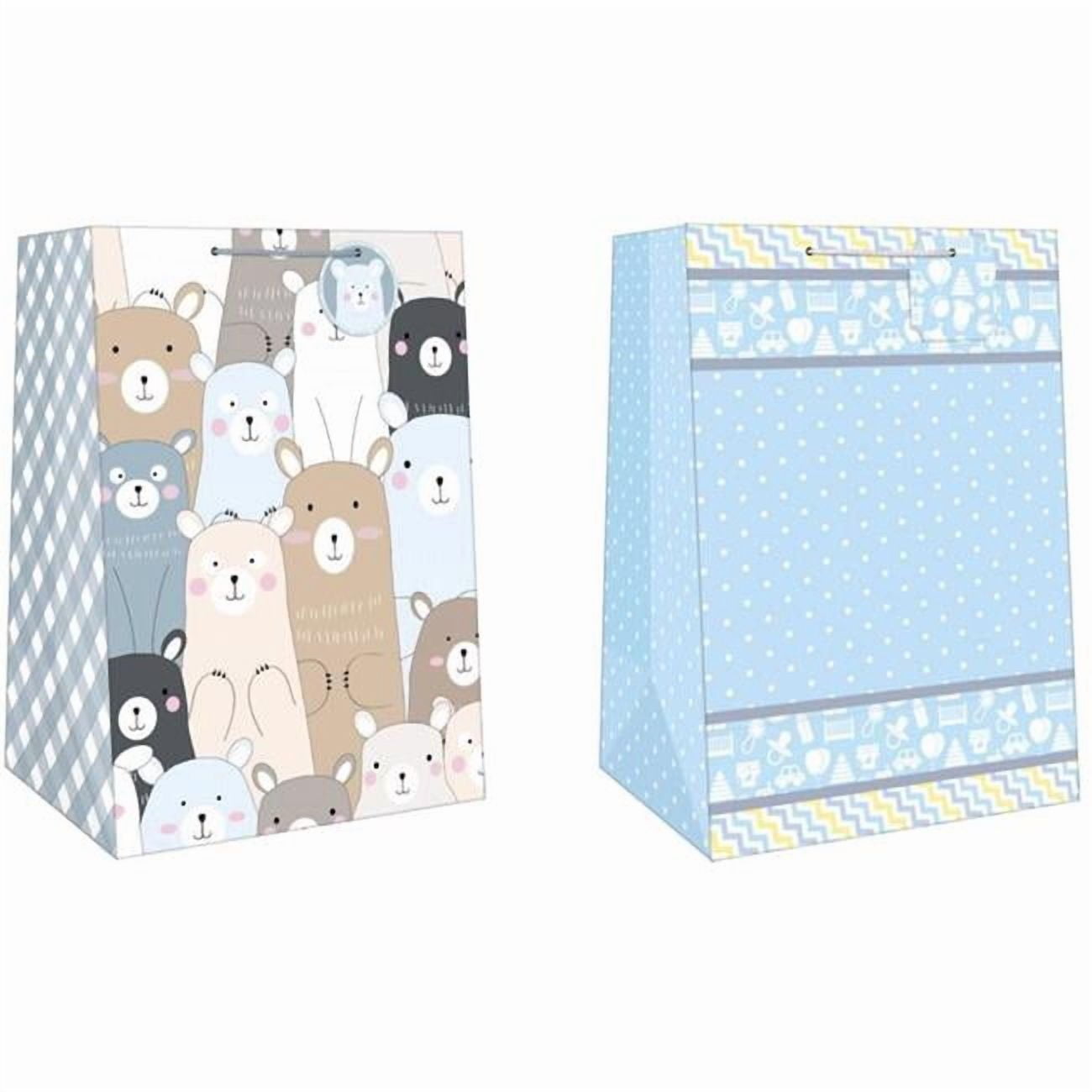 Paper Images Jumbo Baby Boy Gift Bag (Assorted, 20 in x 16 in x 8 in) jb7y9