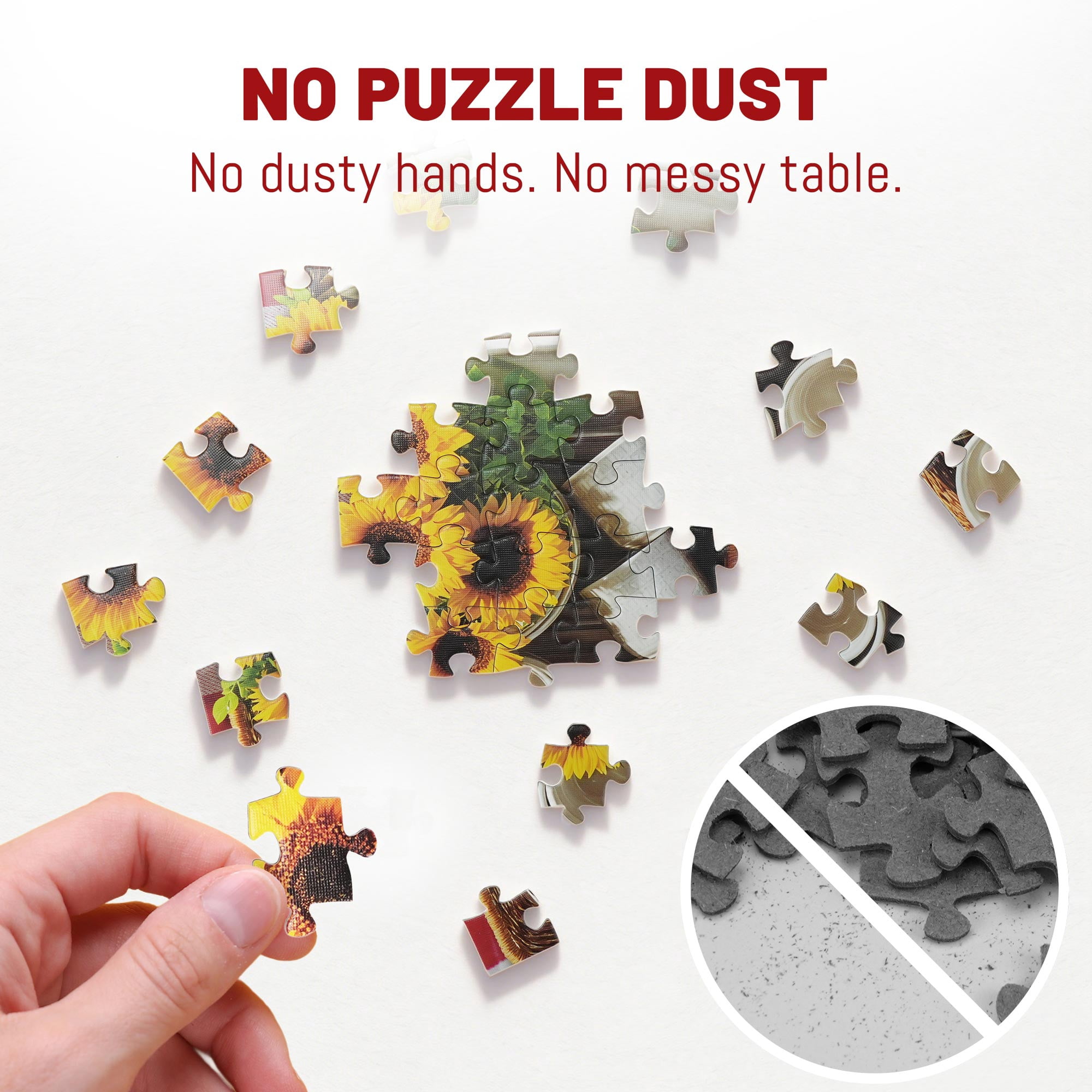 BenBen 500 Piece Jigsaw Puzzle for Adults, Picnic Party Time Landscape Art (19.6 in x 13.7 in) tbklt