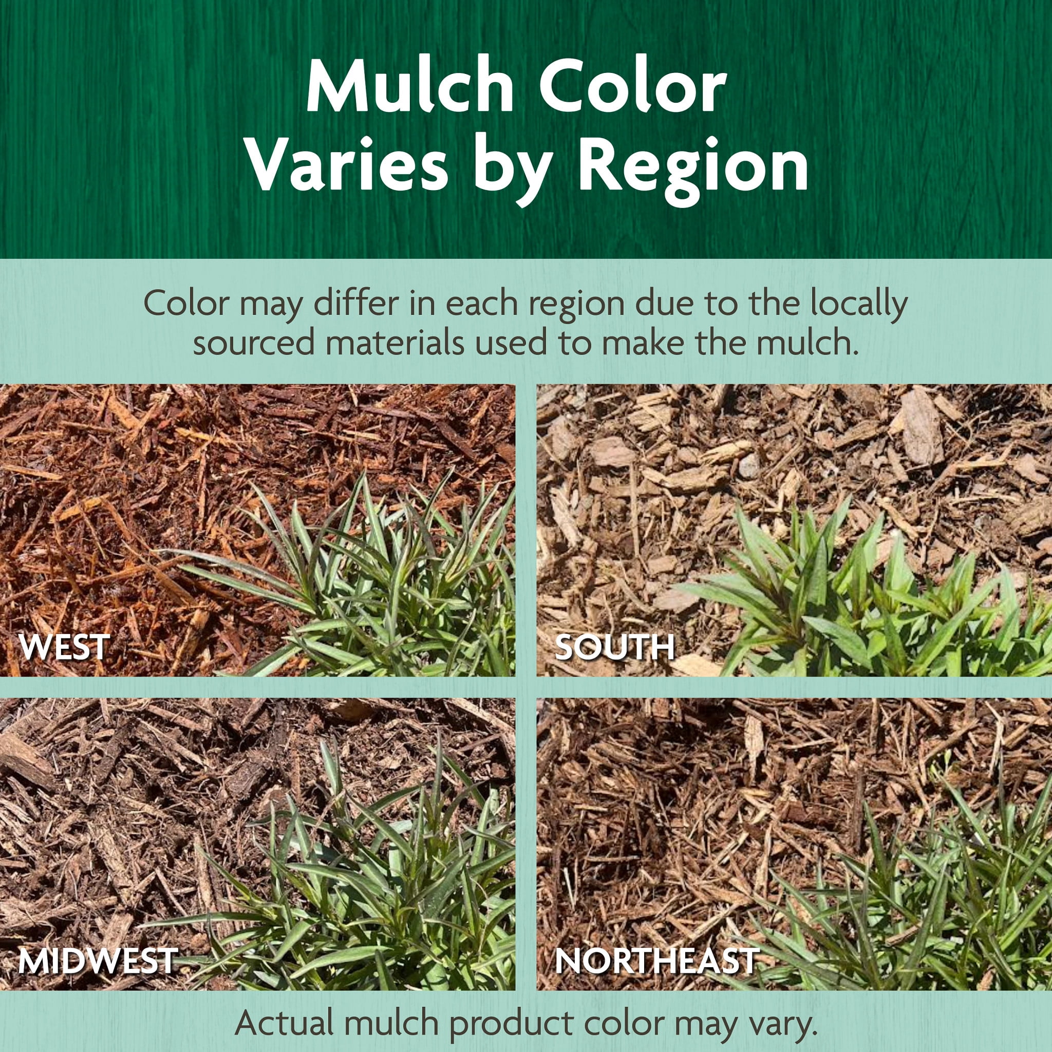 Miracle-Gro Organic All Natural Mulch for Gardening and Landscaping (Brown, 1.5 cu. ft.) 5f1uc