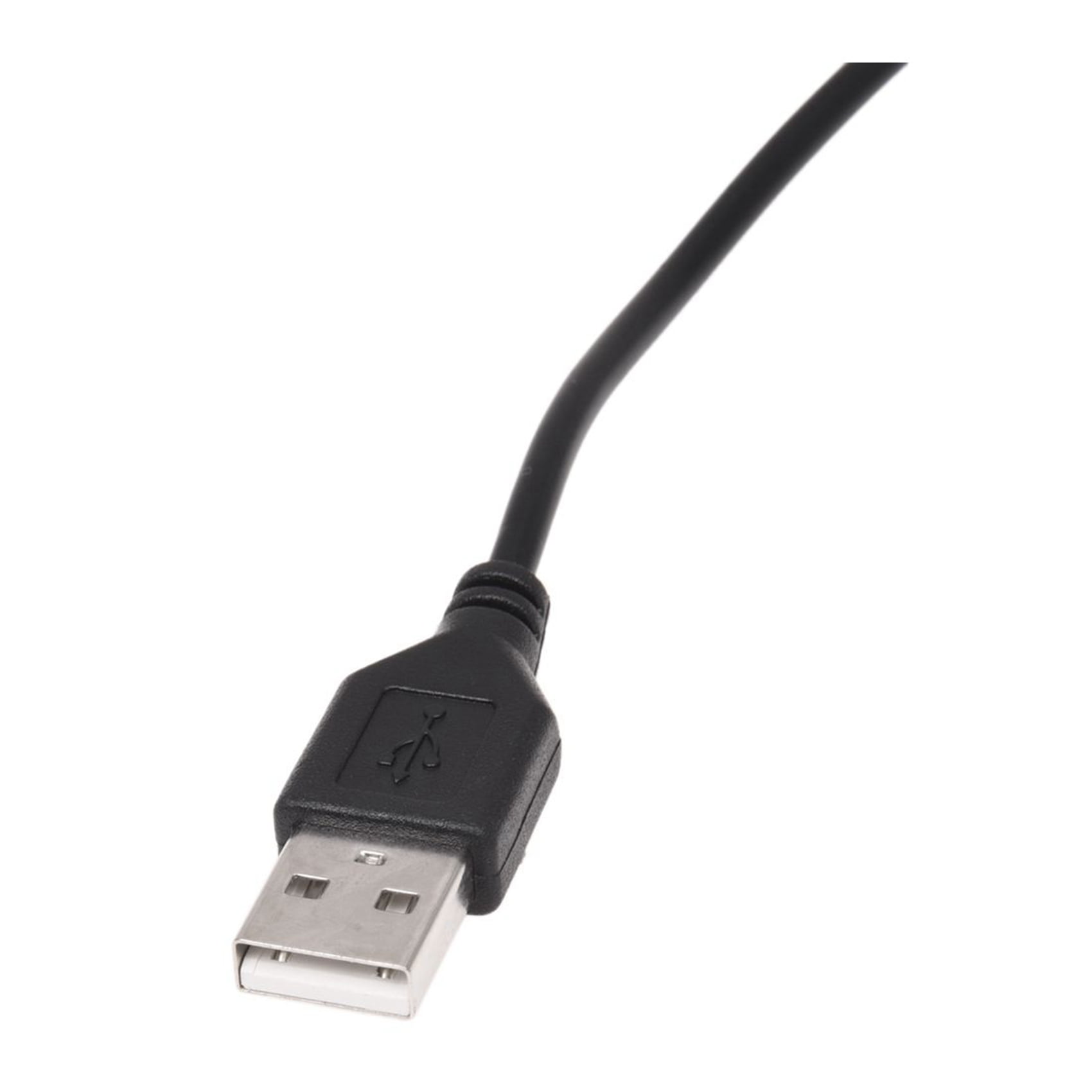 Growment 3.5mm AUX Audio to USB 2.0 Male Adapter Cable for Car MP3 Player (Black, 2 Pack) e8ers