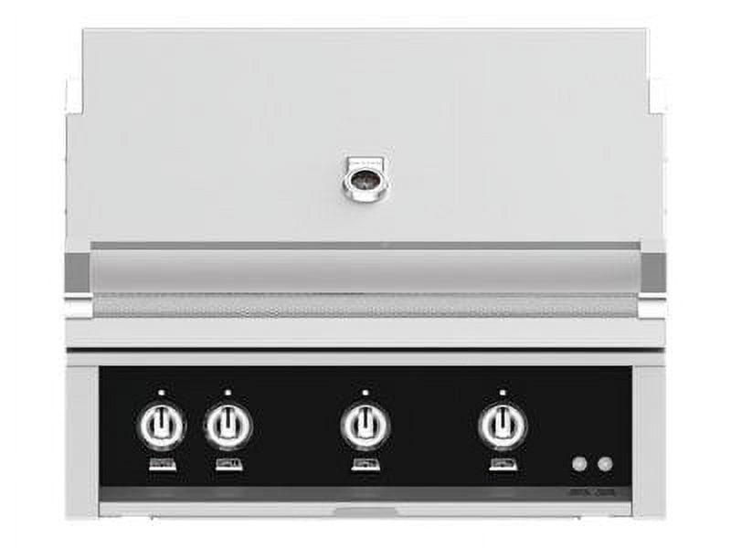 Hestan 36-inch Built-in Natural Gas Grill with Sear Burner and Rotisserie (Silver, 36 in) x189f