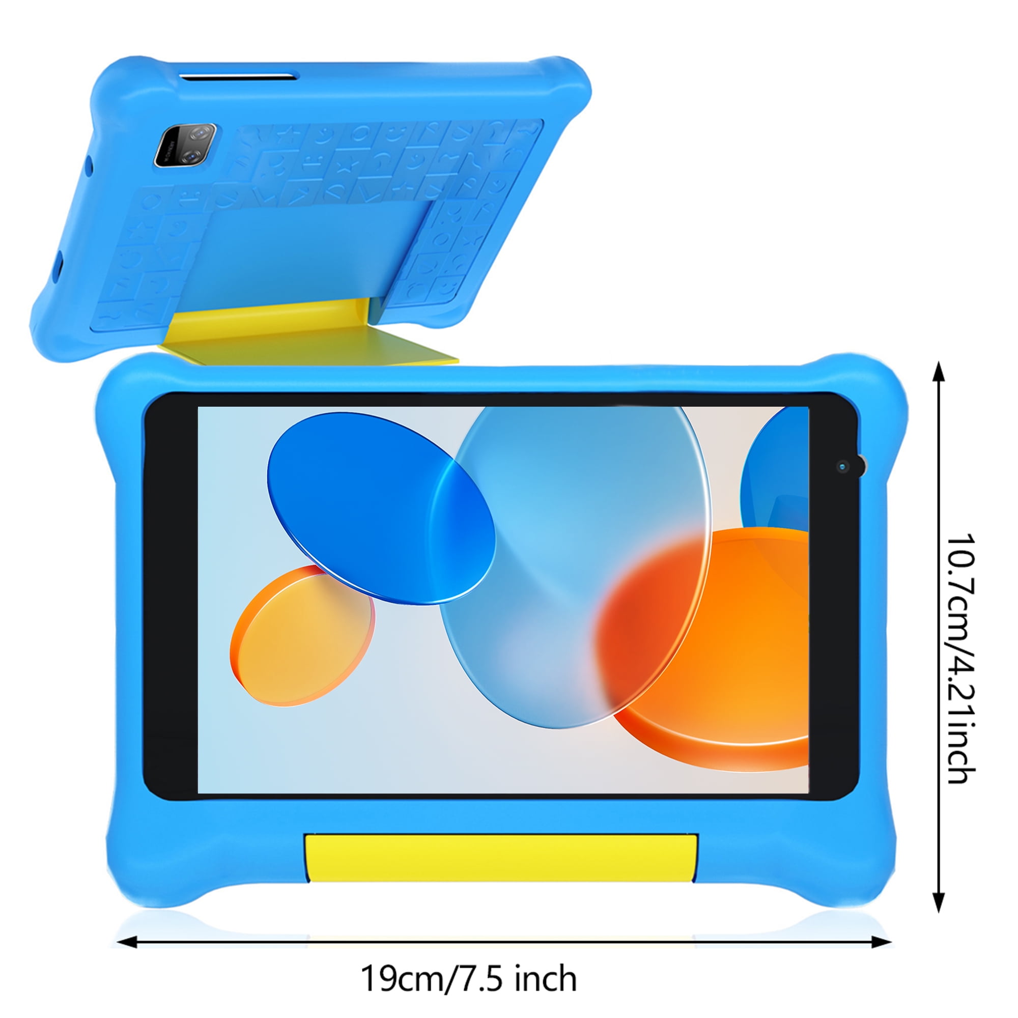 AEEZO 7 in Kids Learning Tablet with Protective Case, Android 13, 32GB Storage, Educational Apps (Blue, 7 in) c7uc1