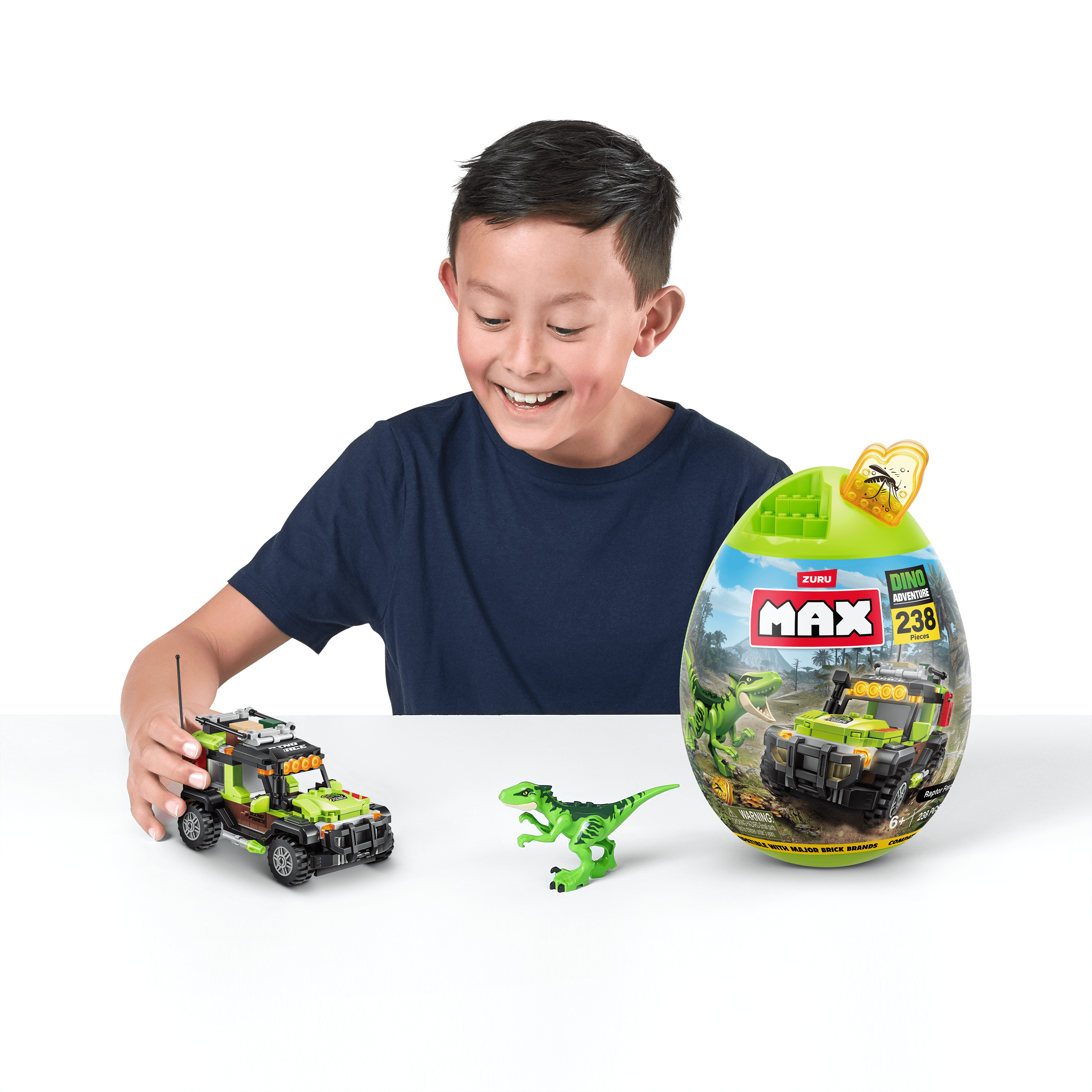 Max Build More Dino Escape Building Bricks Set (238 Pieces) e1p4i