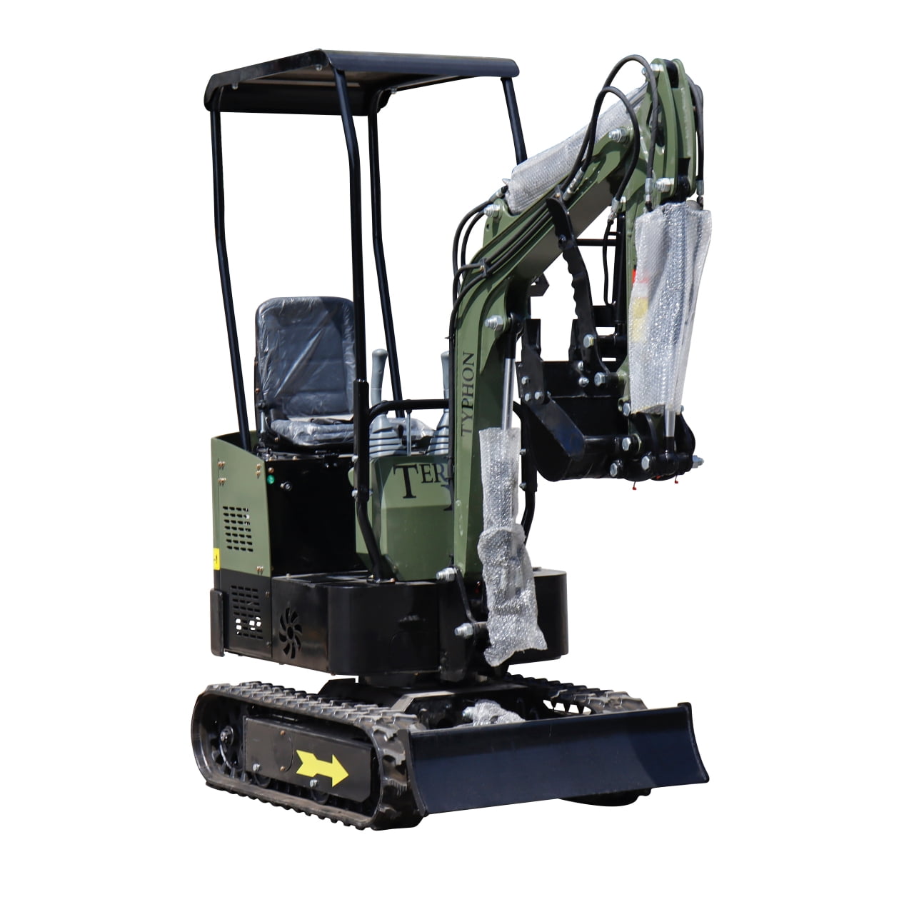 TYPHON Terror X Storm Mini Excavator (1 Ton, Green) iczxt