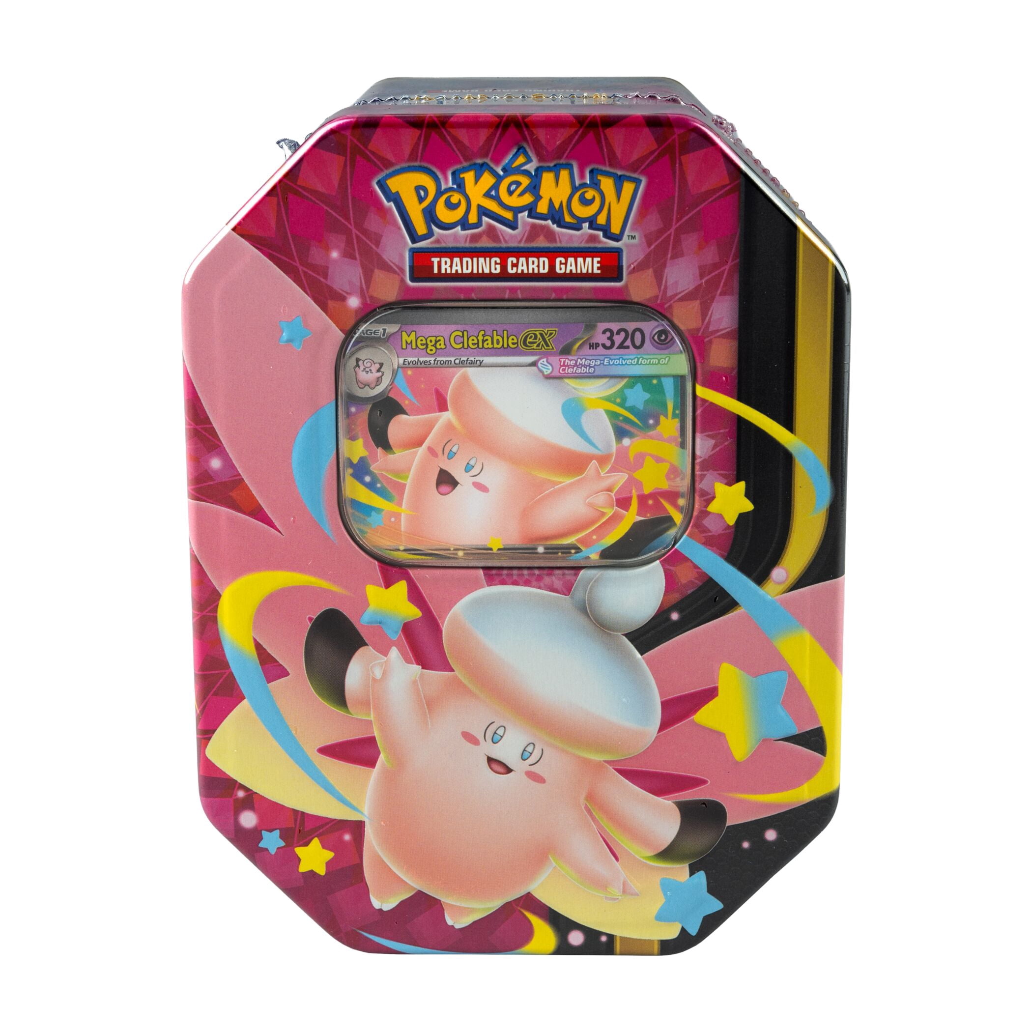 Pokémon Trading Card Game Mega Moonlit Tin (4 Booster Packs, 1 Promo Card) uc9iv