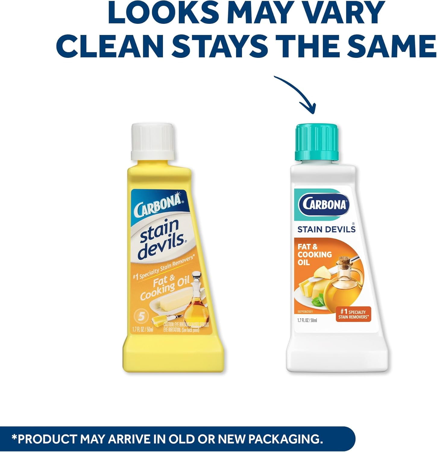 Carbona Stain Devils #5 Fat and Cooking Oil Laundry Stain Remover (Professional Strength, 1.7 fl oz, 3 Pack) 8um9x