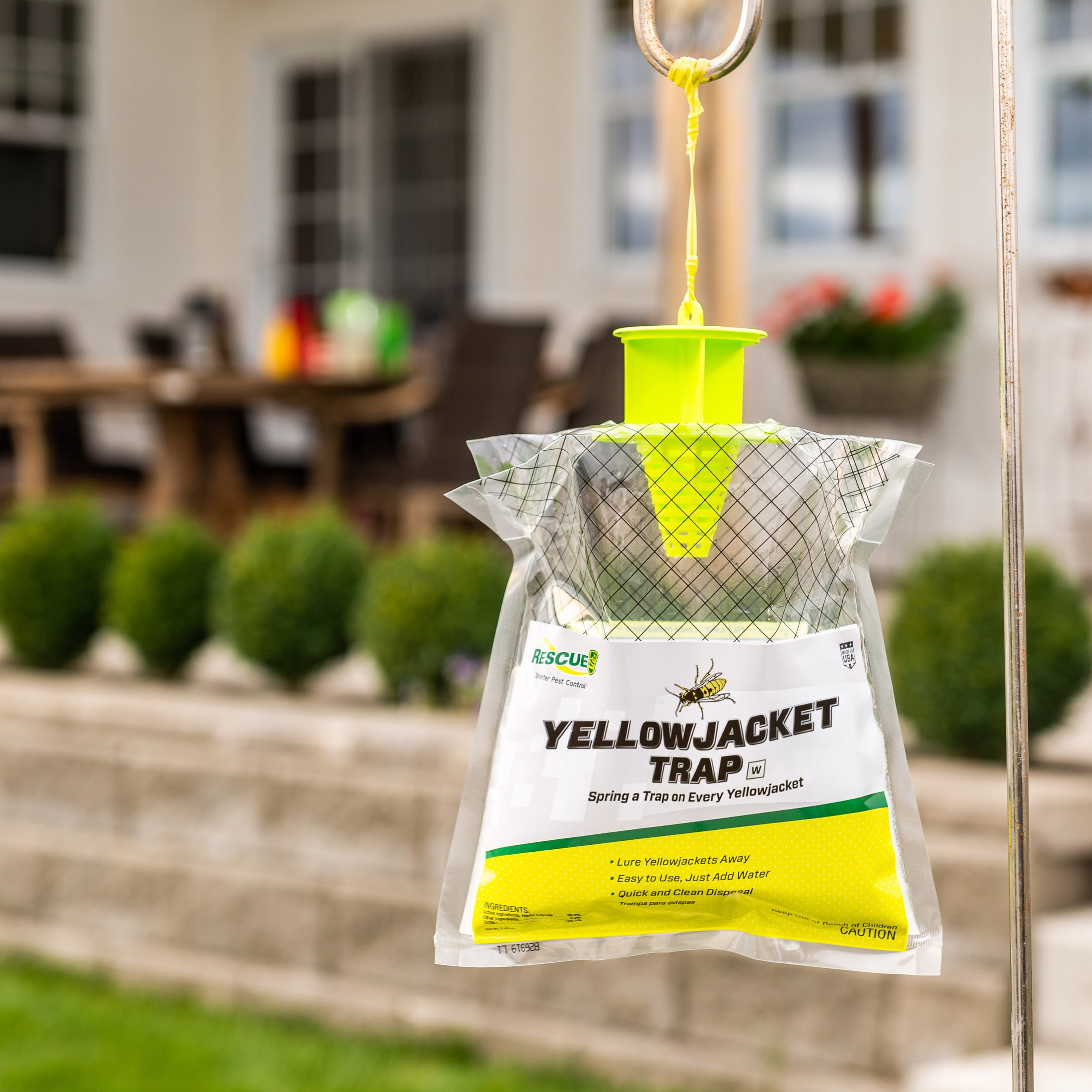 RESCUE! Yellow Jacket Disposable Trap (Outdoor Pest Control, 1 Pack) pk7by