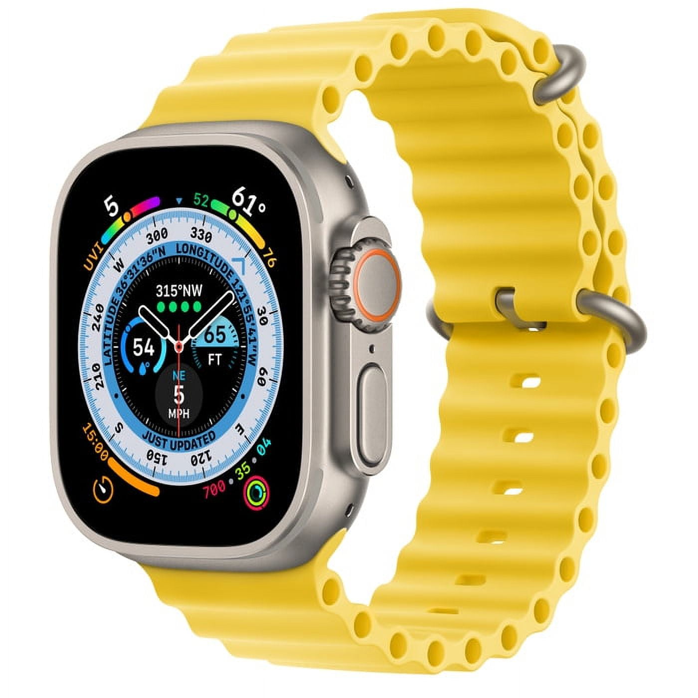 Apple Watch Ultra Smartwatch GPS + Cellular (Yellow, 49 in) tl2jg