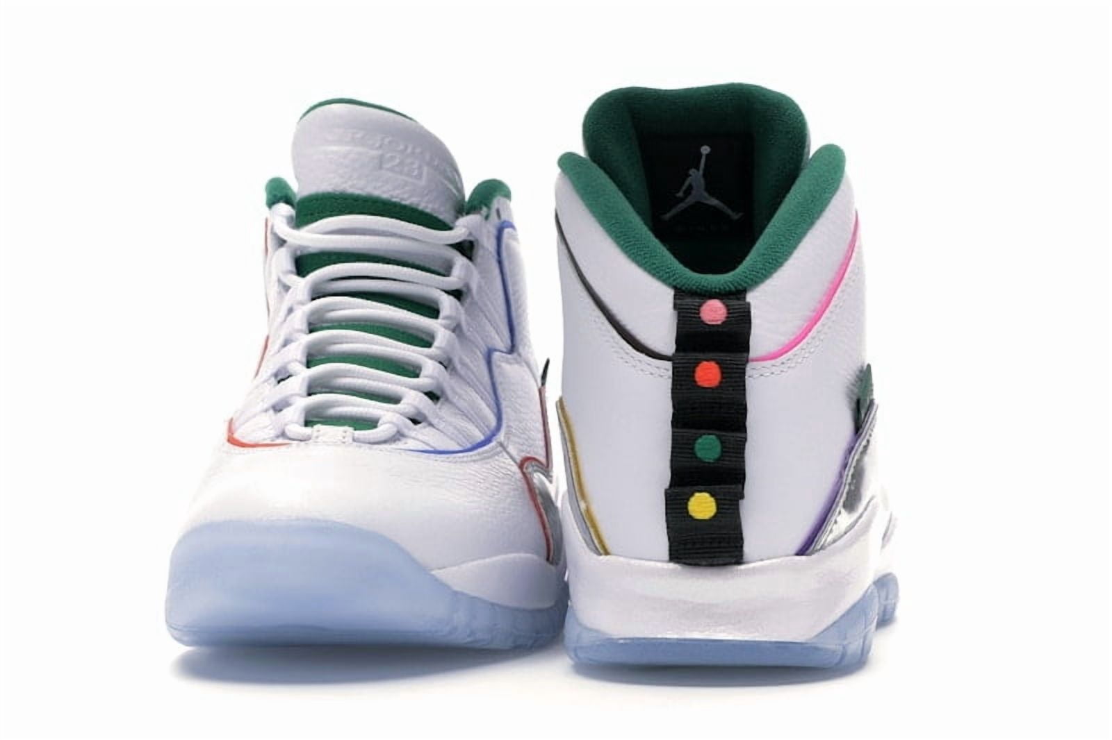 Jordan Men's 10 Retro Wings Basketball Shoes (White, 9.5) t2gt7