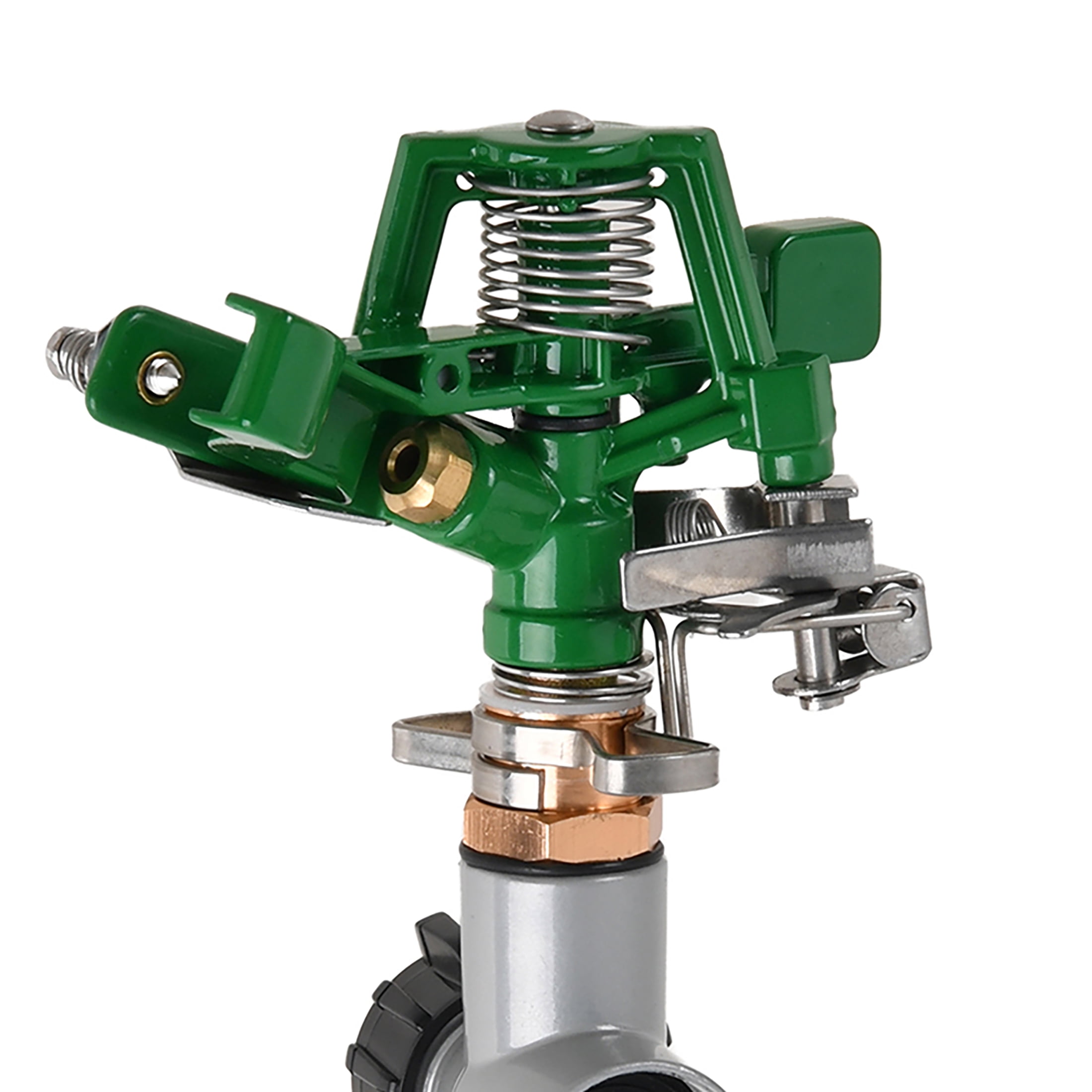 Expert Gardener Pulsating Spike Lawn Sprinkler (Heavy-Duty Metal, 5600 sq ft Coverage) yjwow