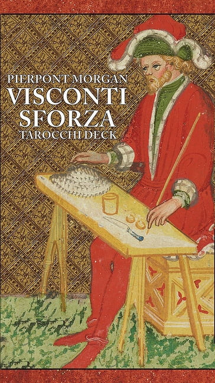 Stuart R Kaplan Visconti-Sforza Tarot Deck (Hardcover, 78 Cards) 85acx