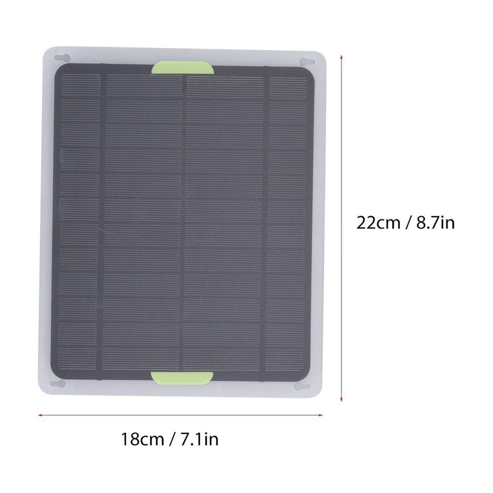 PLPPYFS Solar Panel Heater and Portable Power Bank (Black, 5V) 1eq3n