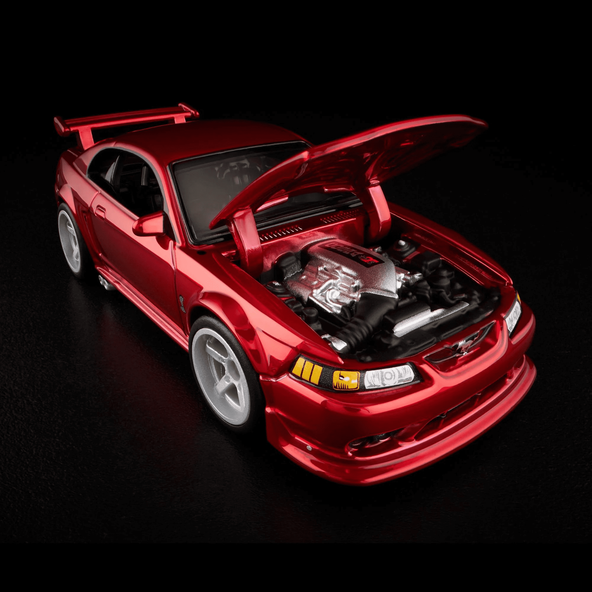 Hot Wheels RLC Exclusive 2000 Ford Mustang SVT Cobra R Diecast Car (Red, 1:64 Scale) obkab