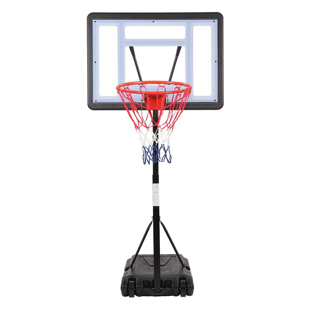 Ktaxon Portable Poolside Basketball Hoop, Adjustable Height Swimming Pool Goal (Black, 45 in - 53 in) 3avxu