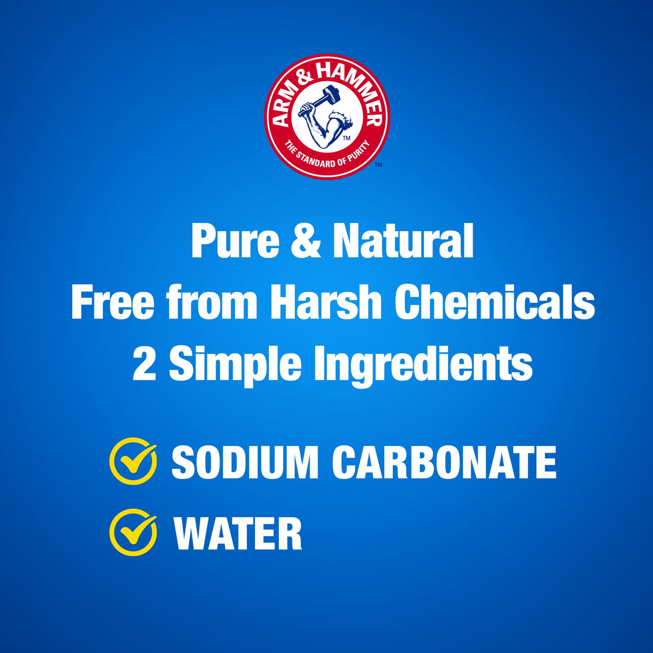 ARM & HAMMER Super Washing Soda Laundry Booster and All-Purpose Household Cleaner (6 Pack, 55 oz) a10xk