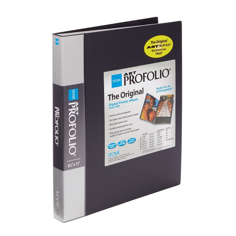 Itoya Original Art ProFolio Presentation Book (White, 8.5 in x 11 in, 48-Page) ypgjb