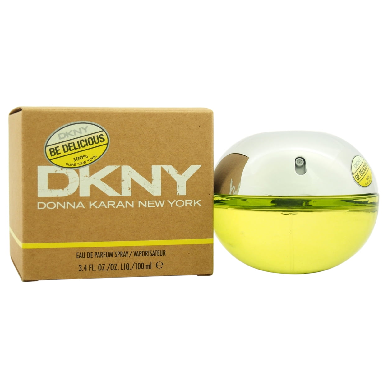 DKNY Be Delicious Eau De Parfum for Women (Fresh Floral Scent, 3.4 oz) 1knk1