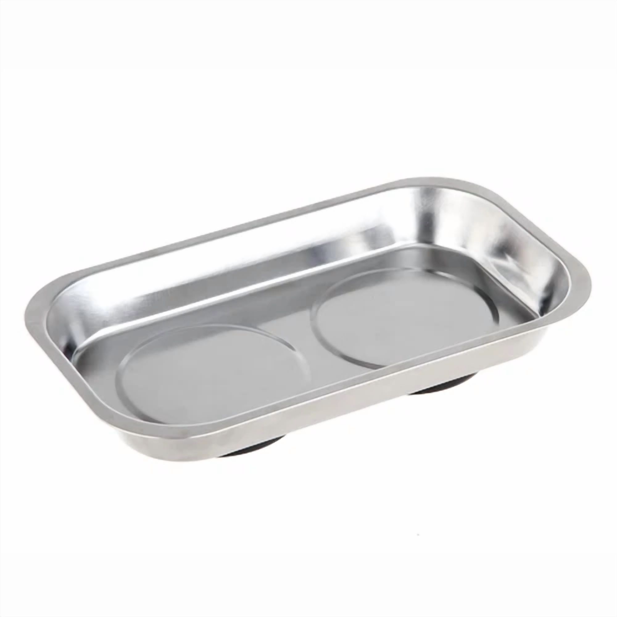 YANI Magnetic Parts Tray Organizer (Stainless Steel, 9.5 in x 5.5 in) rbh99